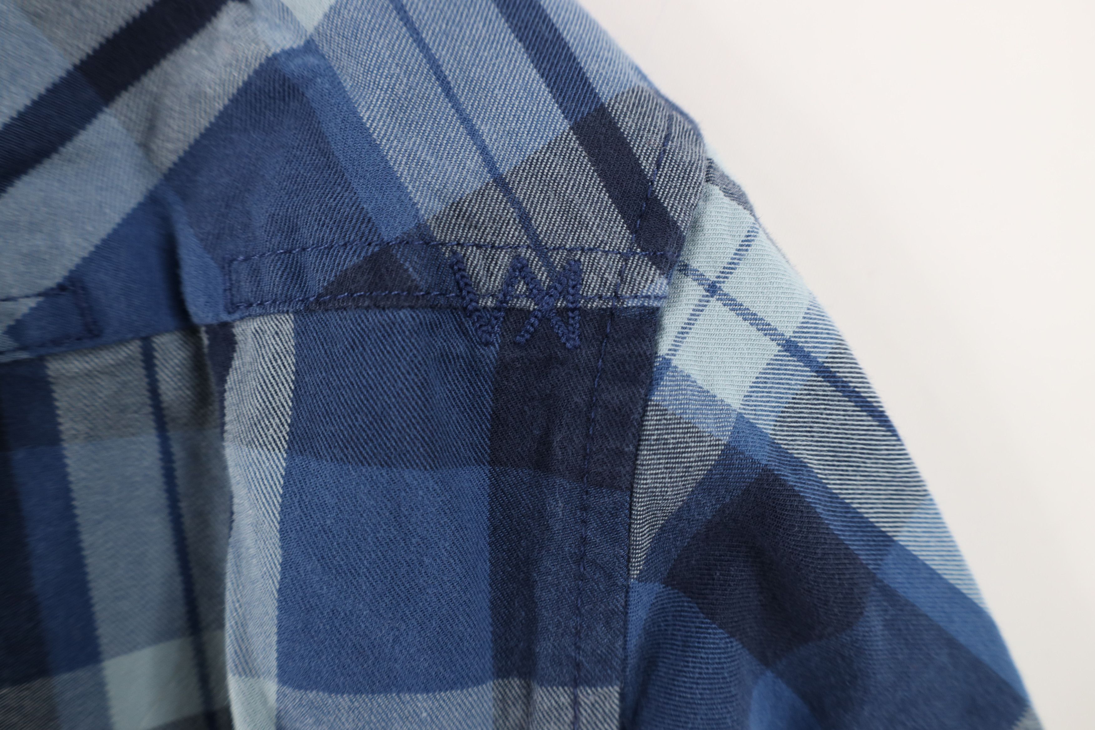 Vintage 5.11 Tactical Series Flannel Snap Button Shirt Plaid Blue Size US L / EU 52-54 / 3 - 9 Thumbnail