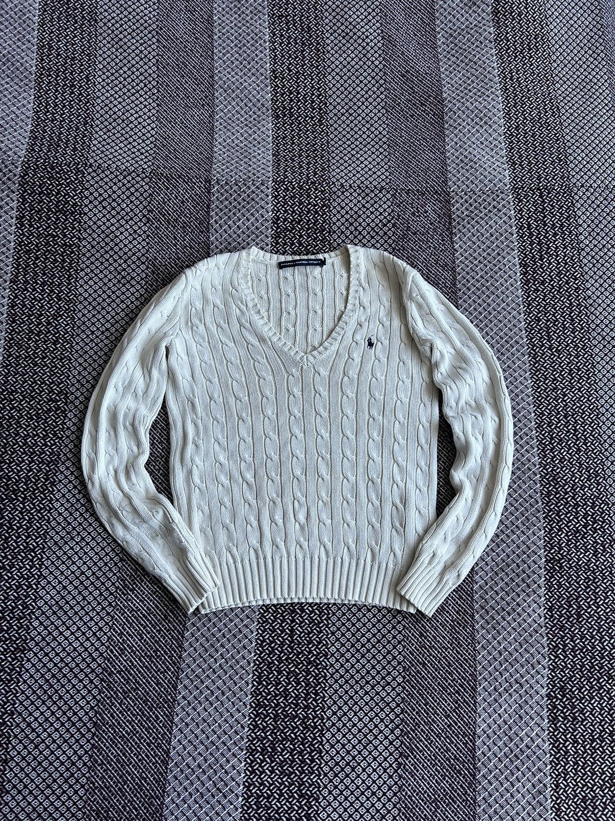 Polo Ralph Lauren Polo Ralph Lauren Sport Knitted V-Neck Sweater Streetwear Size S / US 4 / IT 40 - 1 Thumbnail