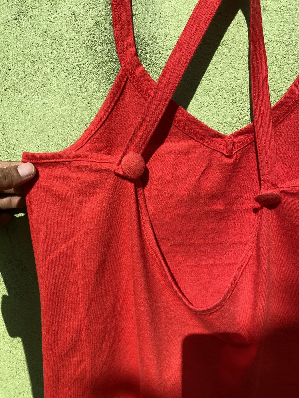 Japanese Brand Y2K Cute Red MILKFED Pocket Tank Dress Sleeveless Top Size ONE SIZE - 10 Thumbnail