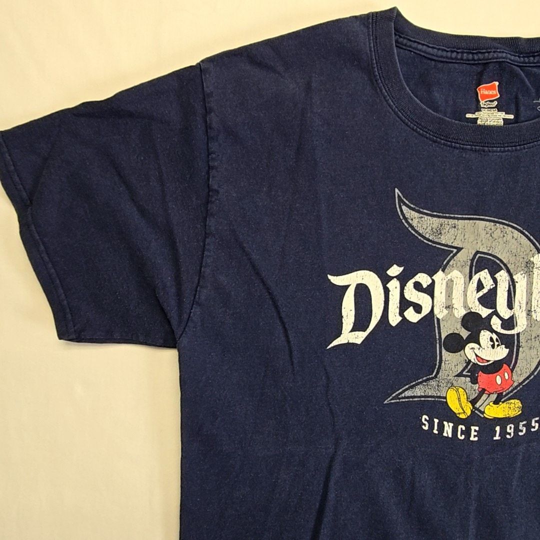 Hanes Disneyland Resort Mickey Mouse Shirt Blue M Graphic Tee Size US M / EU 48-50 / 2 - 3 Thumbnail