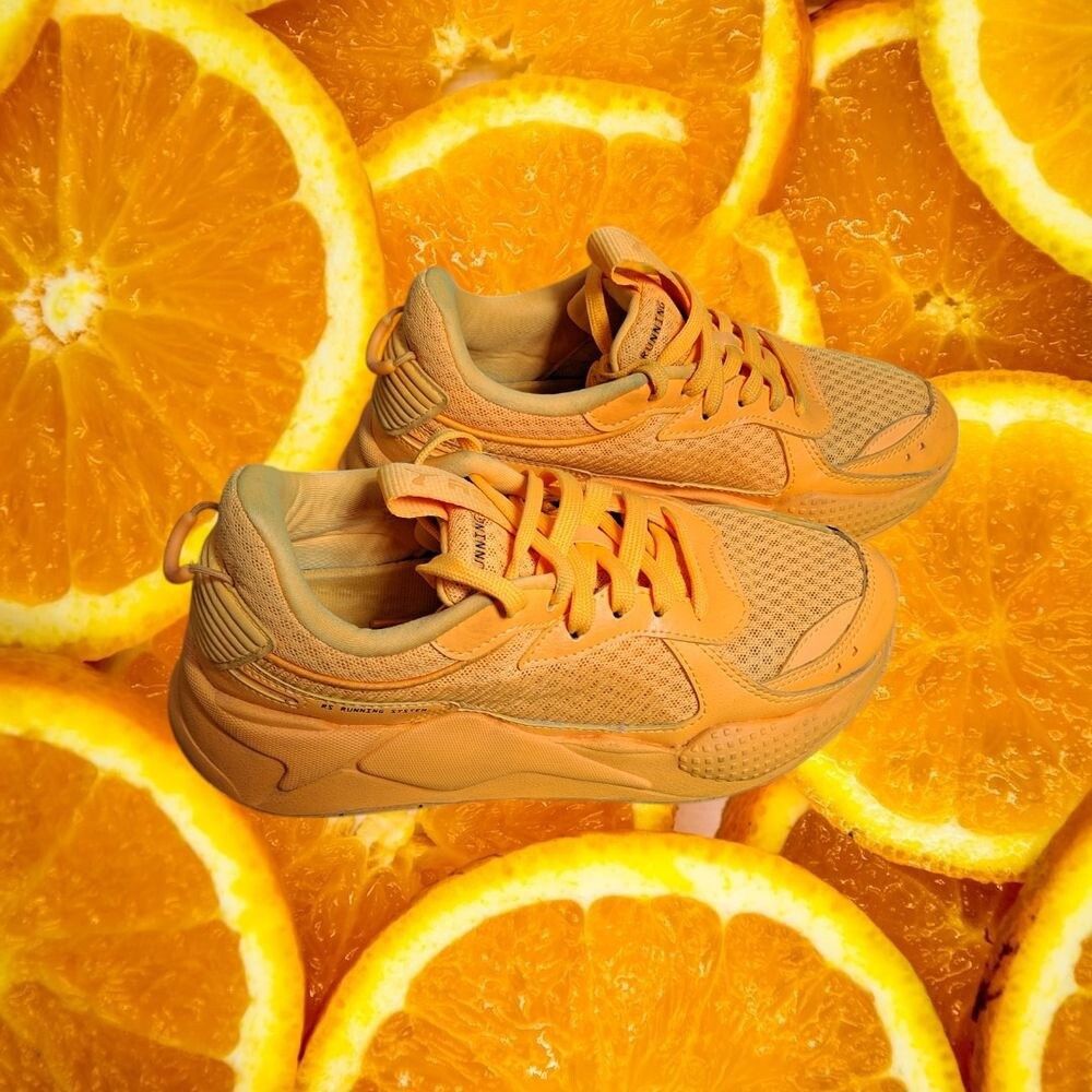 Puma Puma RS Running System Sneakers Orange Athletic Shoes Women' Size US 8 / IT 38 - 3 Thumbnail