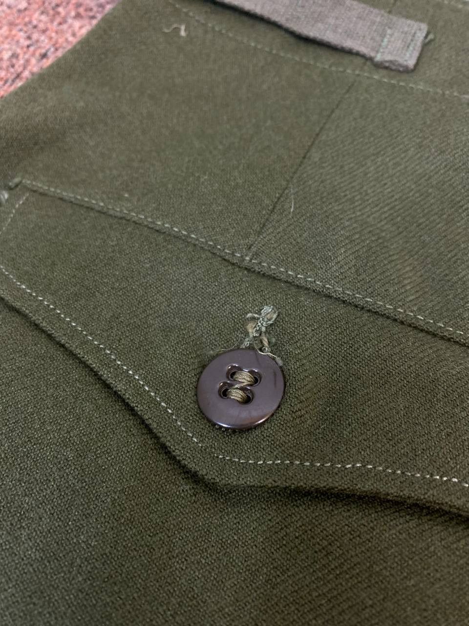 Vintage vintage military wool pants talon zipper Size US 40 / EU 56 - 6 Thumbnail