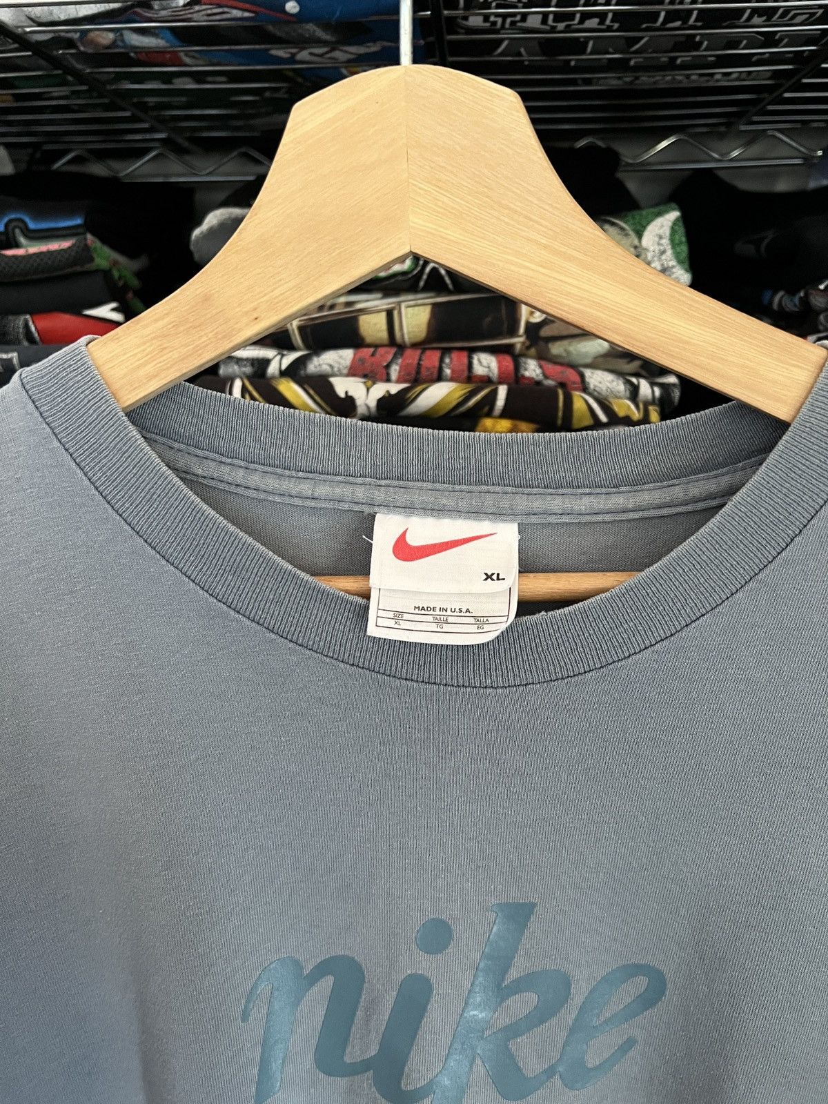 Nike 90s Nike Logo Tee Athletics Size US XL / EU 56 / 4 - 3 Thumbnail
