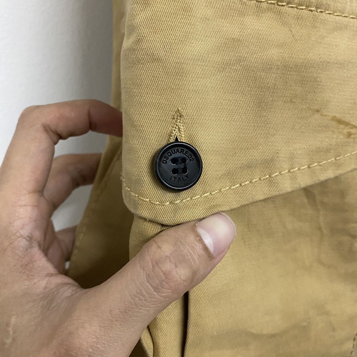Dsquared2 × Vintage Vintage Dsquared Cargo Khaki Worker Casual Pants Size US 34 / EU 50 - 13 Thumbnail