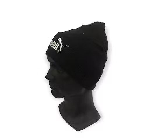 Puma × Vintage Puma Spellout Beanie Hat Size ONE SIZE - 2 Thumbnail