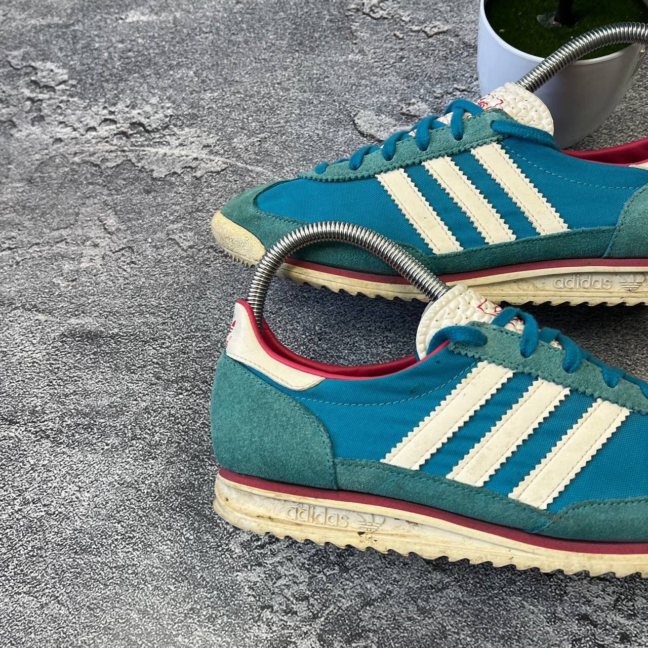 Adidas Vintage Adidas SL 72 Blue Hype Shoes Y2K Size US 7.5 / EU 40-41 - 16 Thumbnail