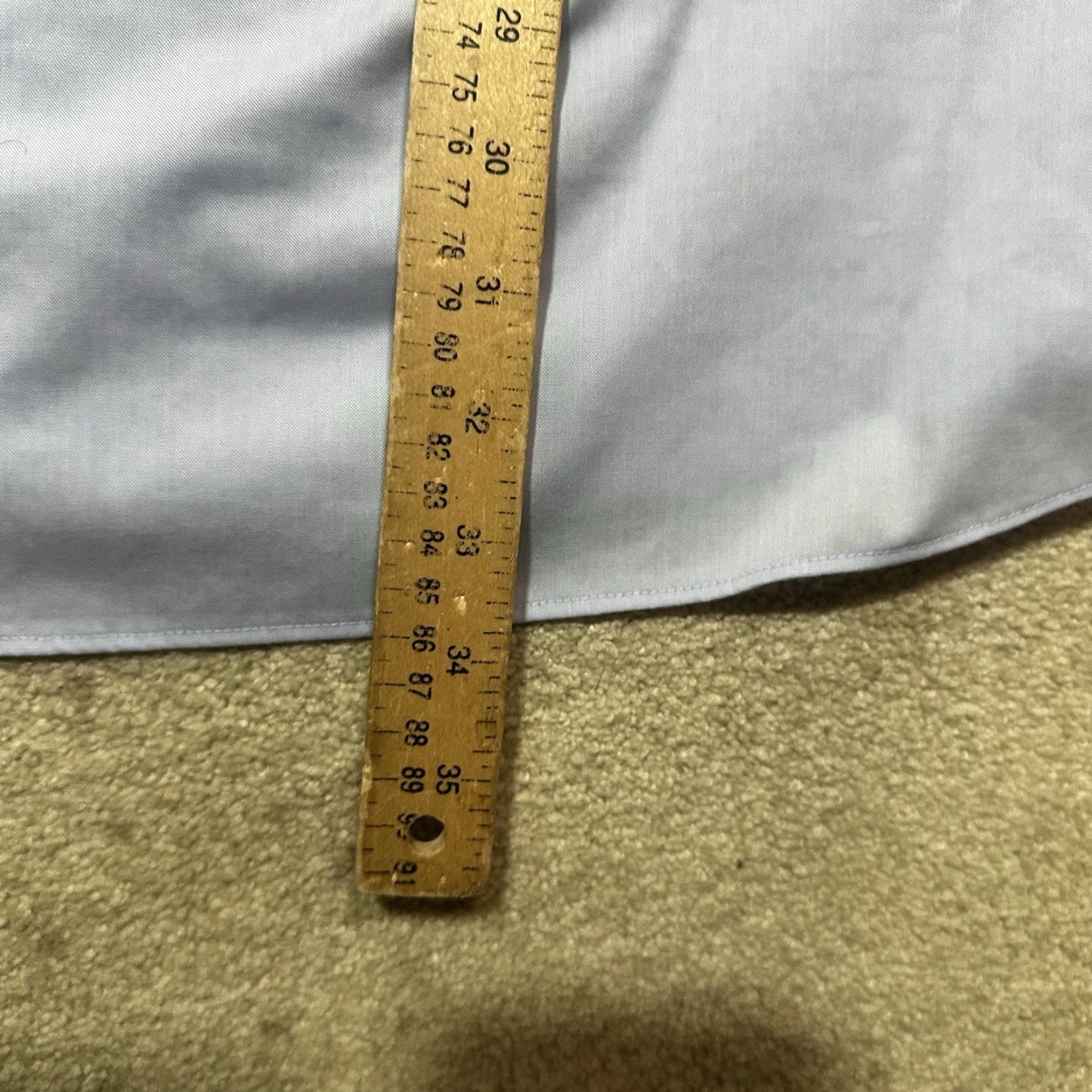 Ralph Lauren Lauren Ralph Lauren Dress Shirt 18.5 36/37 Blue Stretch Tall Fit Mens Size 48R - 6 Thumbnail