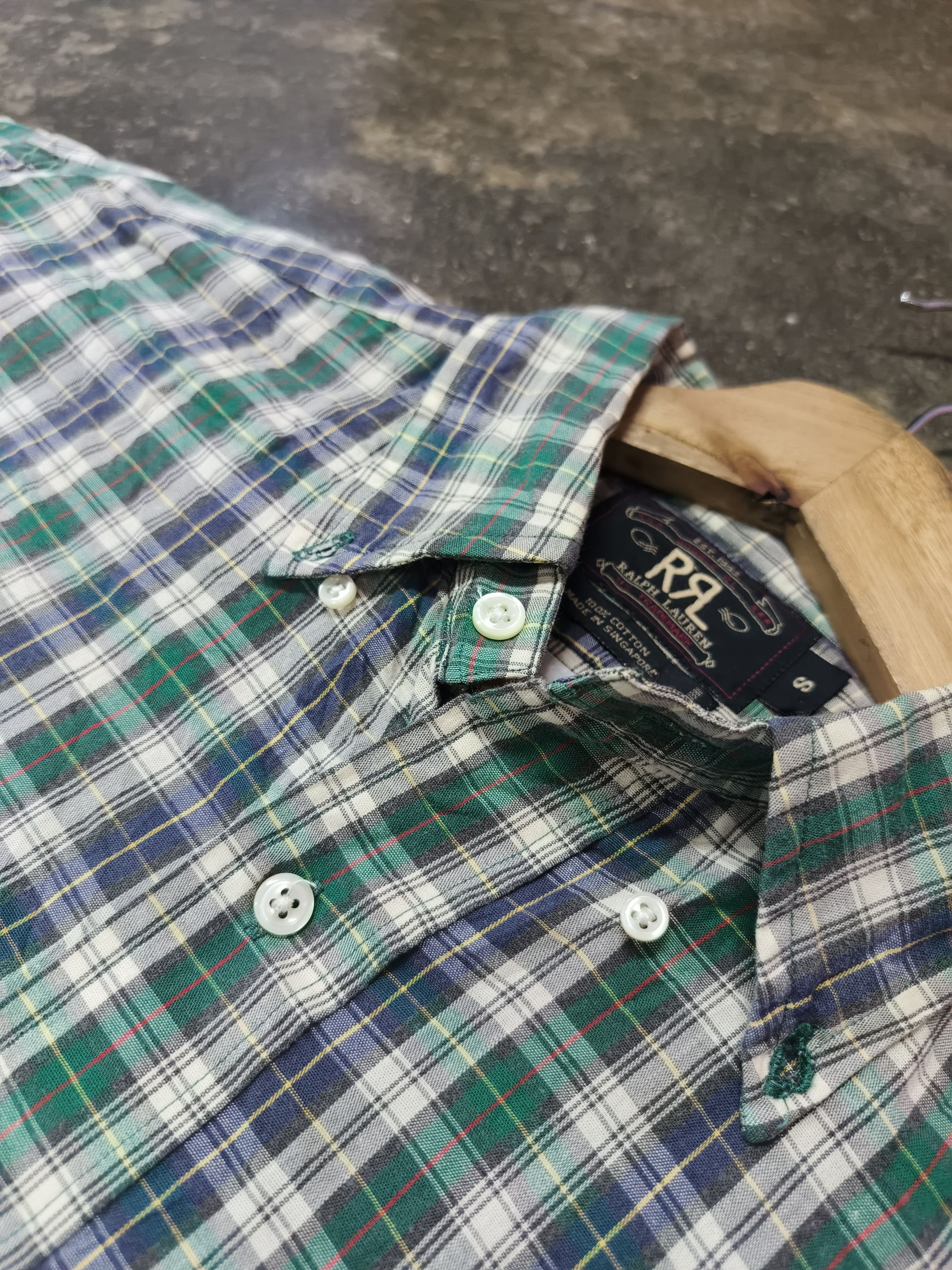 RRL Ralph Lauren RRL Double RL Vintage Plaid Shirt Button Up Size US S / EU 44-46 / 1 - 5 Thumbnail