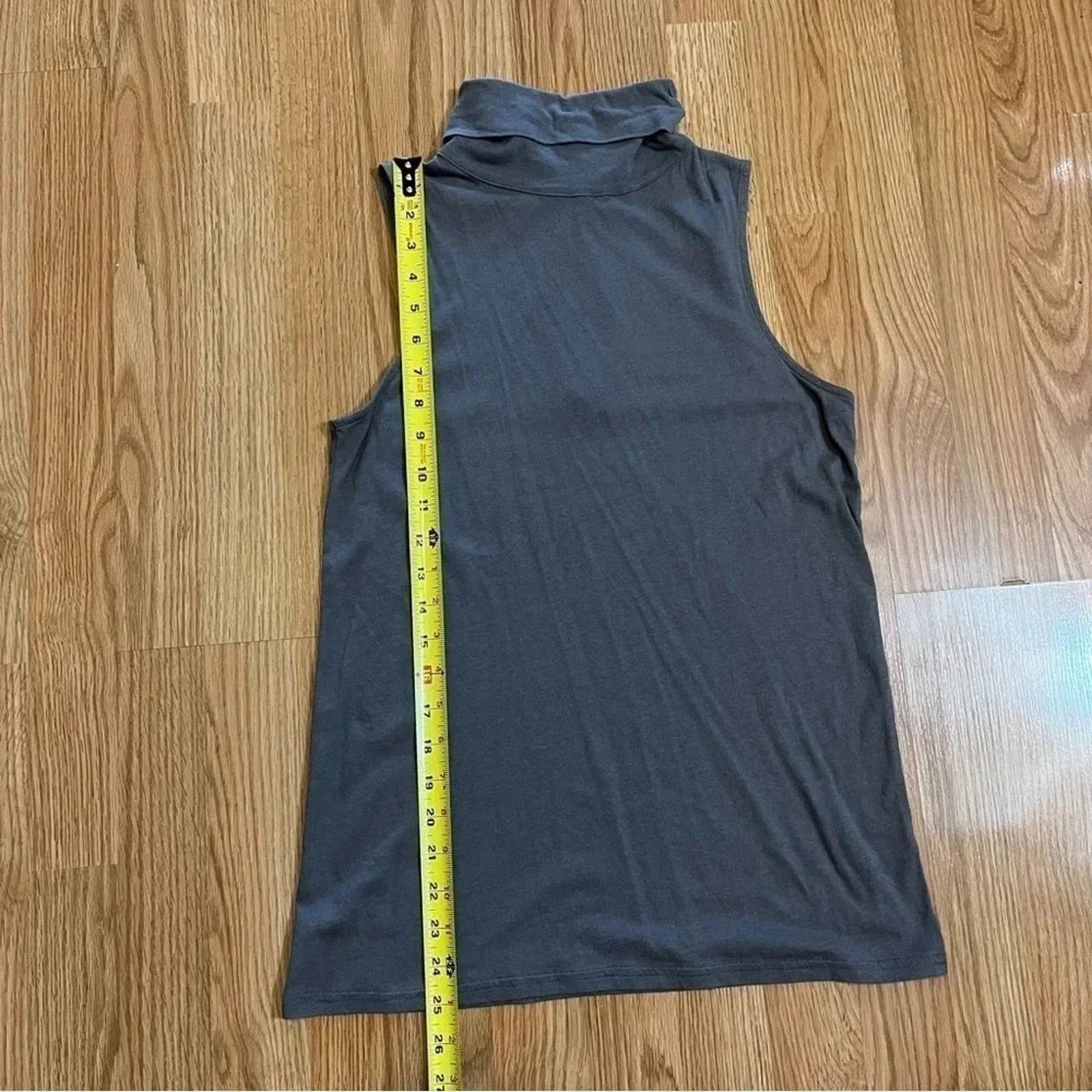 Other Womens Tildon Grey Turtleneck Tank Top sz S Zipper Size S / US 4 / IT 40 - 7 Thumbnail