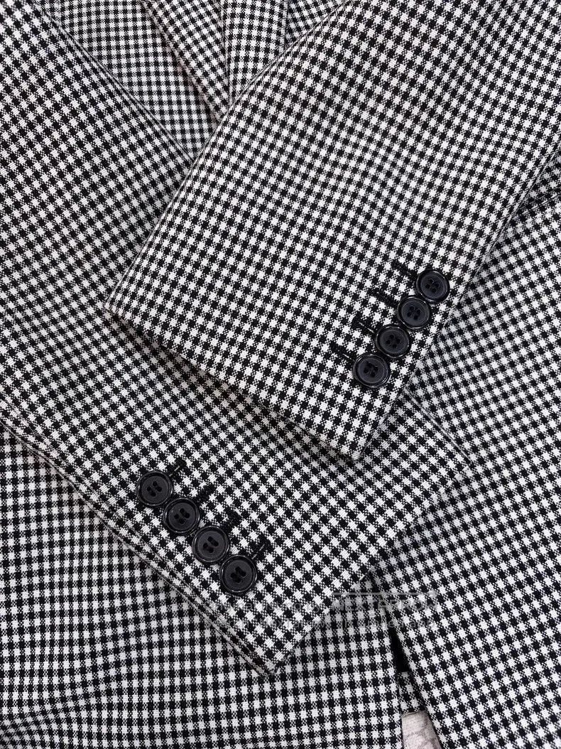 Saint Laurent Paris Saint Laurent Paris Houndstooth Wool Suit Size US S / EU 44-46 / 1 - 3 Thumbnail