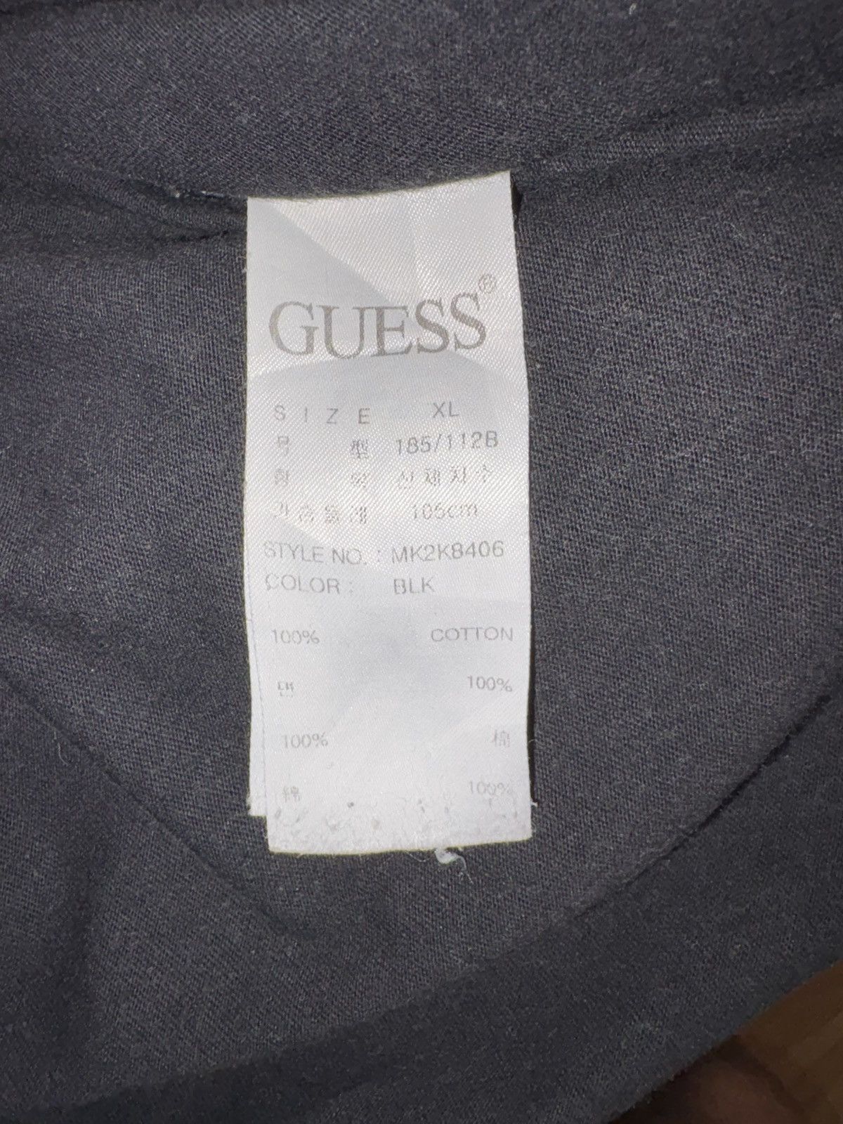 Guess VINTAGE STYLE GUESS U.S.A. Triangle Logo T-Shirt Black Size US M / EU 48-50 / 2 - 8 Thumbnail