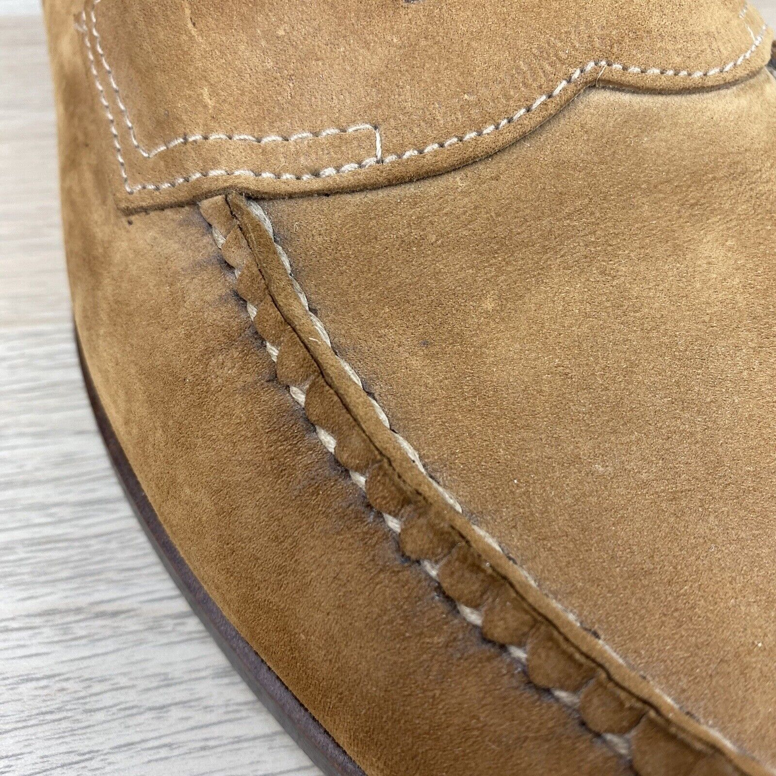 G.H. Bass & Co. GH Bass Mens 11.5D Weejuns Soft Suede Penny Loafers Heritage Size US 11.5 / EU 44-45 - 18 Thumbnail