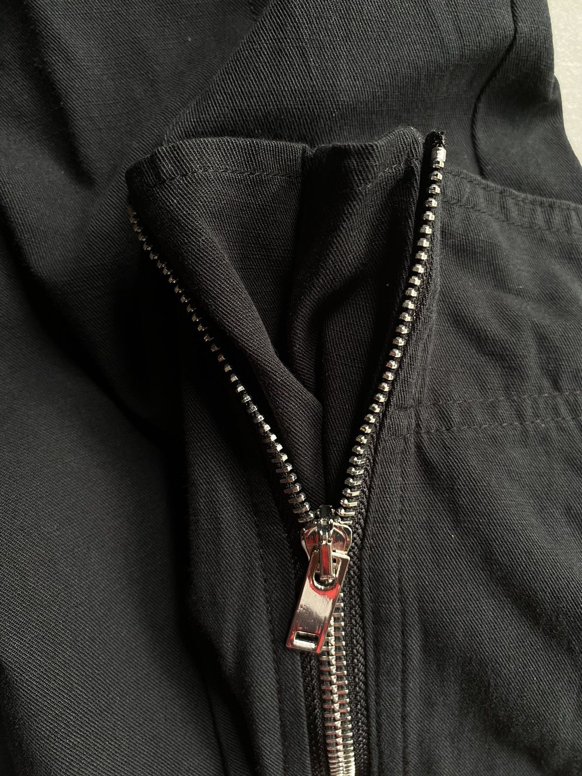 Stella McCartney STELLA/MCCARTNEY Black Cargo Pants with Zipper Pockets Size 29" - 11 Thumbnail
