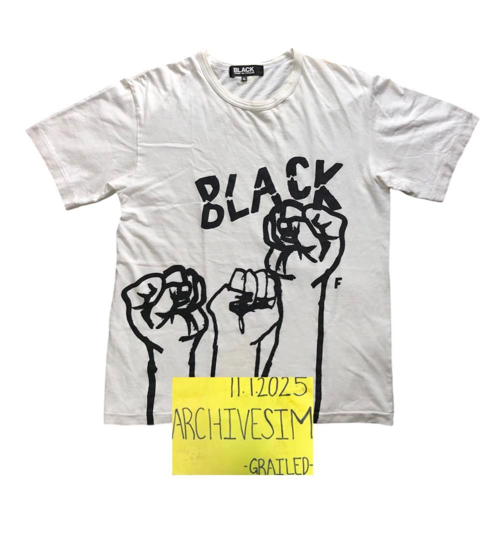 Comme des Garcons Comme des Garcons Black List Of Justice Tee Size US XL / EU 56 / 4 - 2 Thumbnail