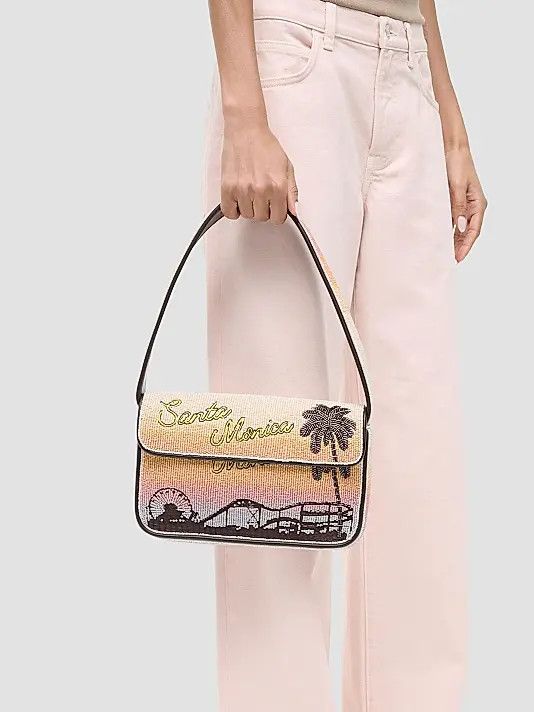 Staud os11x0826 Size: OS / Tommy Santa Monica Beaded Shoulder Bag Size ONE SIZE - 2 Thumbnail