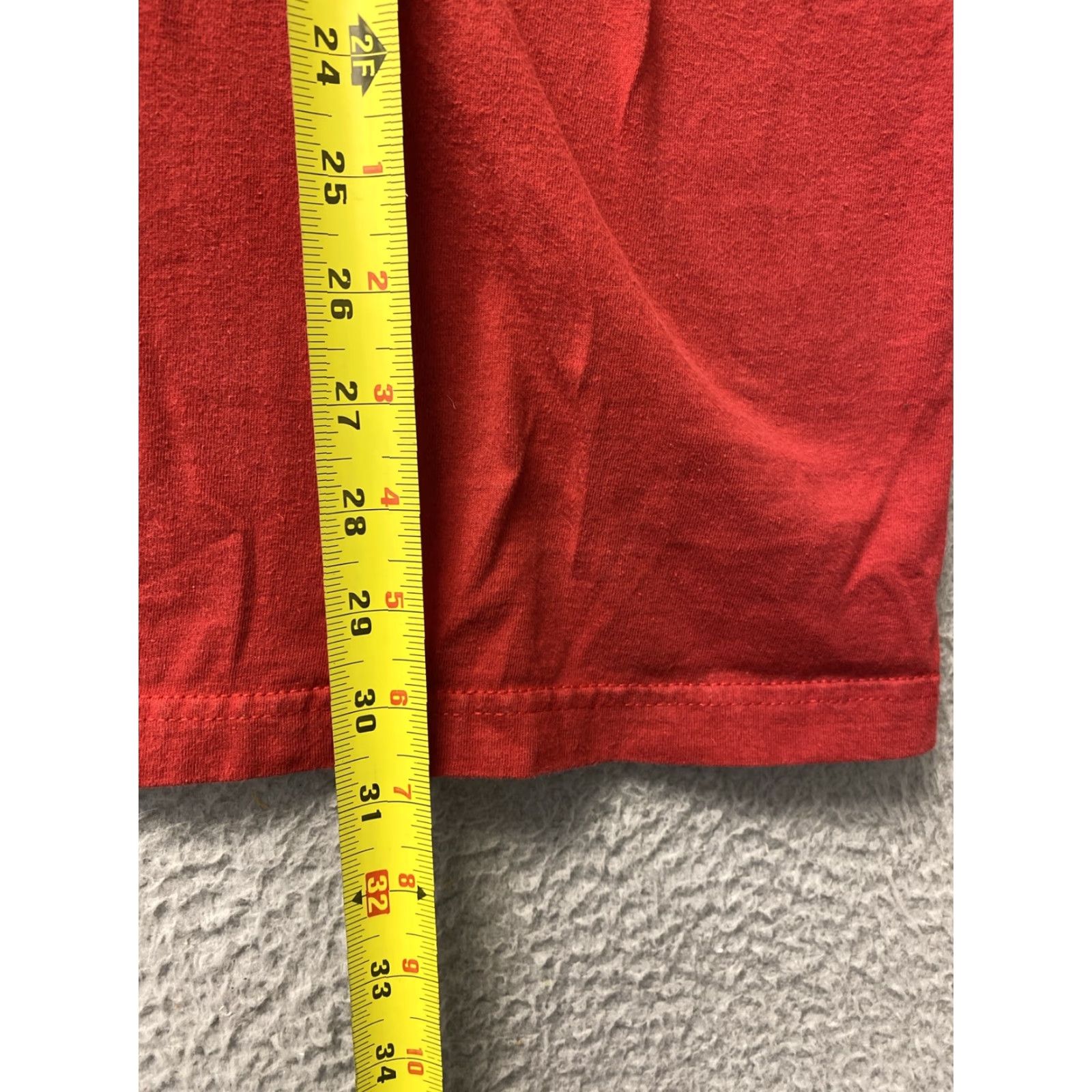 Nike Nike Dri-FIT Shirt Mens 2XL Red Athletic Short Sleeve Crew Neck Casual Size US XXL / EU 58 / 5 - 6 Thumbnail