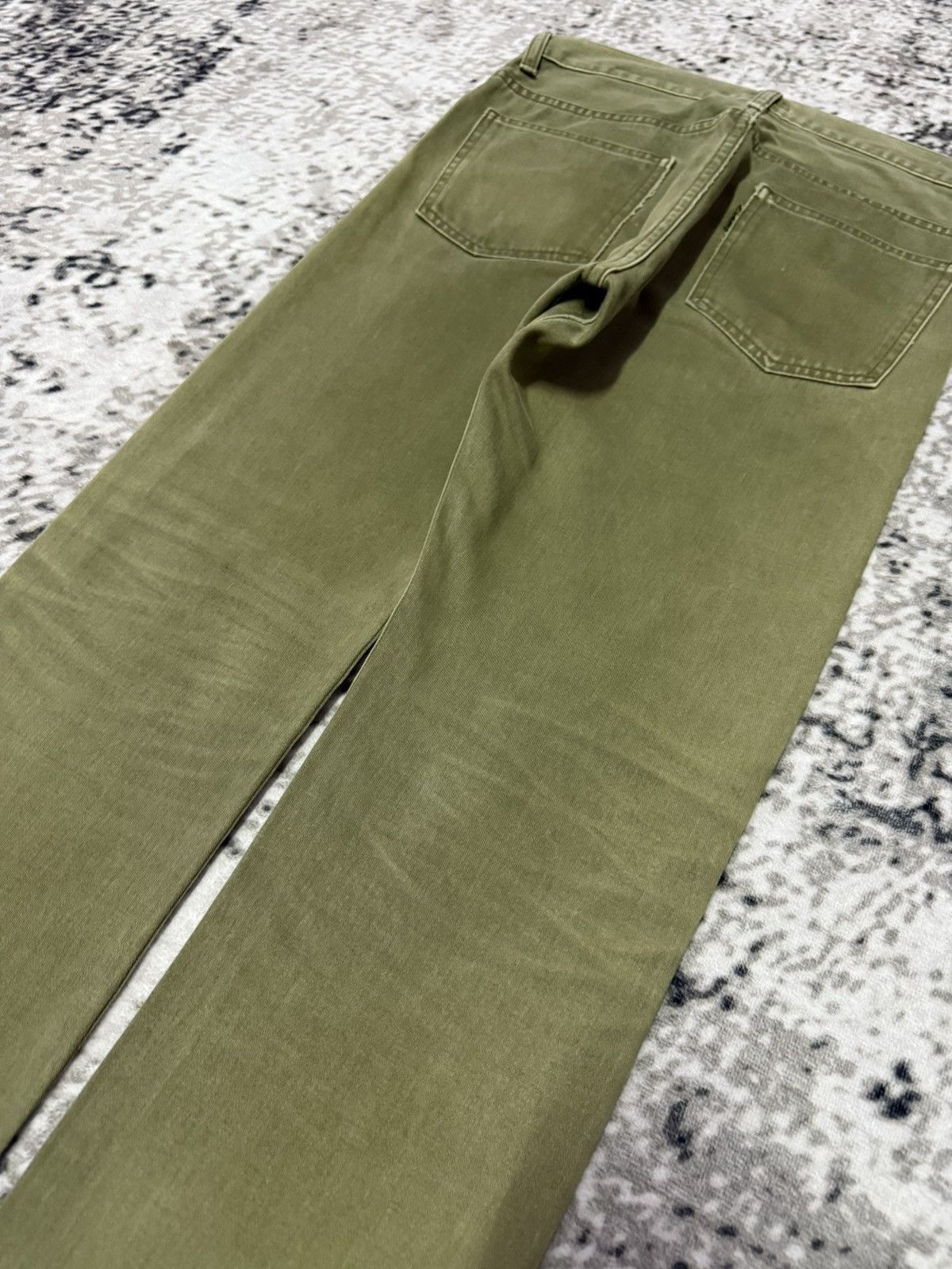 Kapital Vintage Kapital Sun Faded Green Slim Jeans Size US 29 - 8 Thumbnail