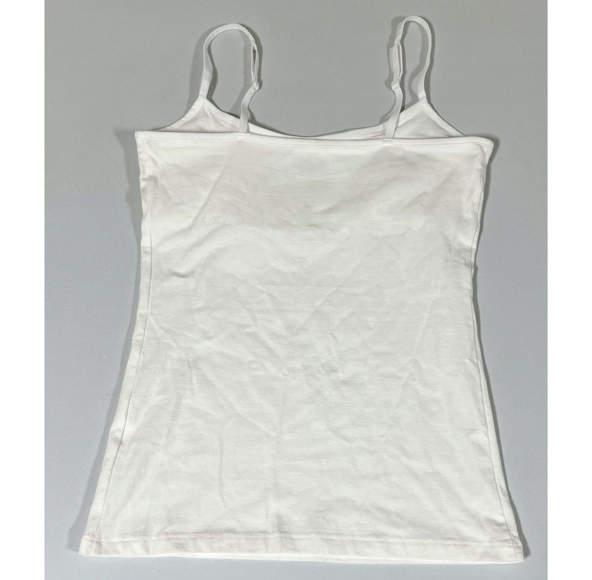 Sonoma SO White Shelf-Bra Cami Camisole Tank Top Shirt Size S 🤍 Size S / US 4 / IT 40 - 3 Thumbnail