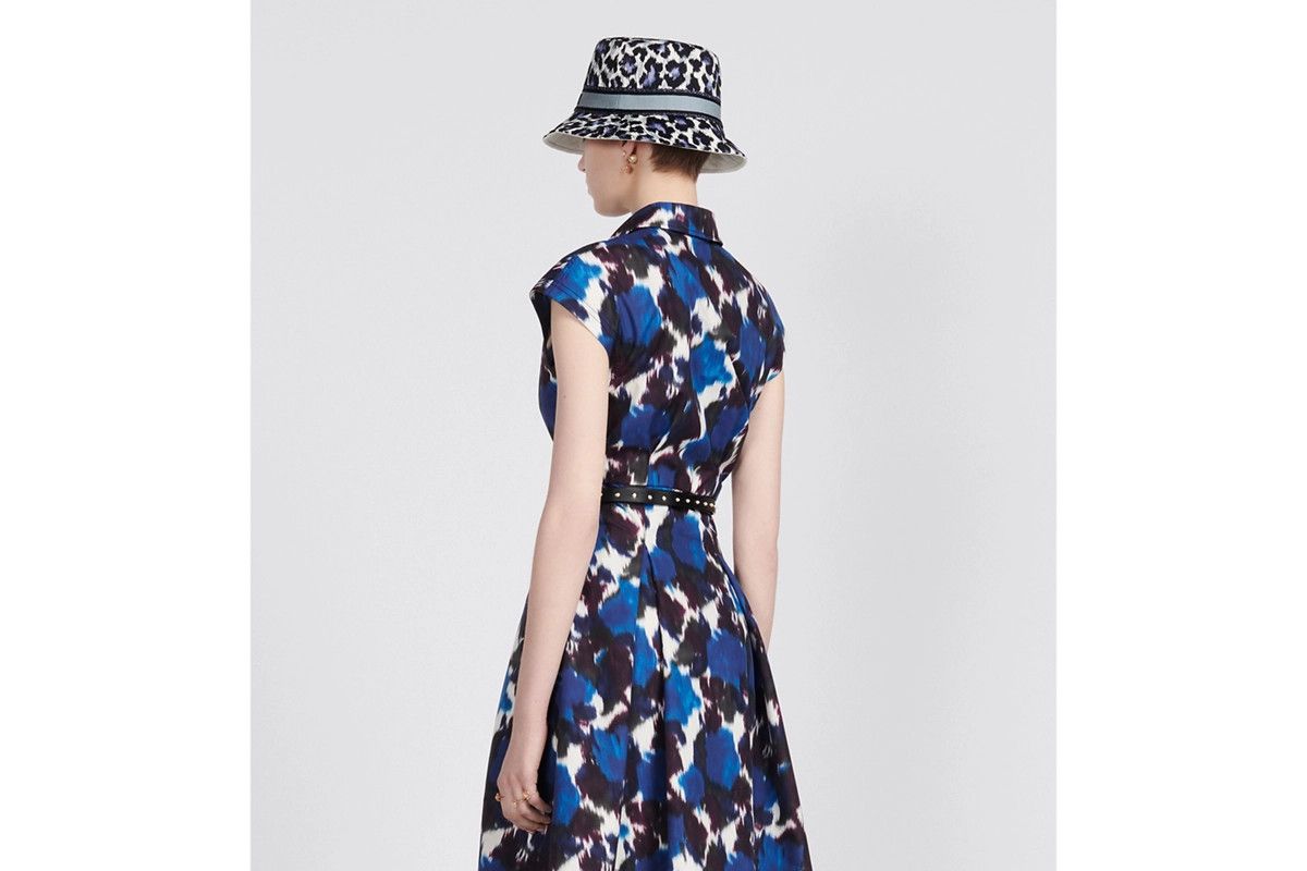 Dior o1bcso1str0225 Belted Shirt Dress in Multicolor Size M / US 6-8 / IT 42-44 - 6 Thumbnail