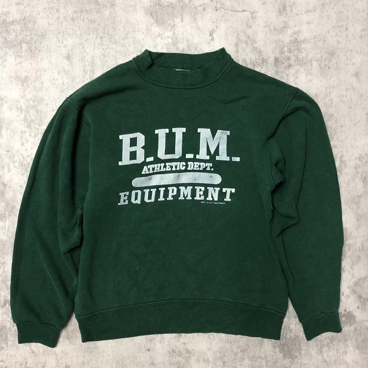 Other Green and white vintage 80s B.U.M. Equipment crewneck Size US M / EU 48-50 / 2 - 1 Thumbnail