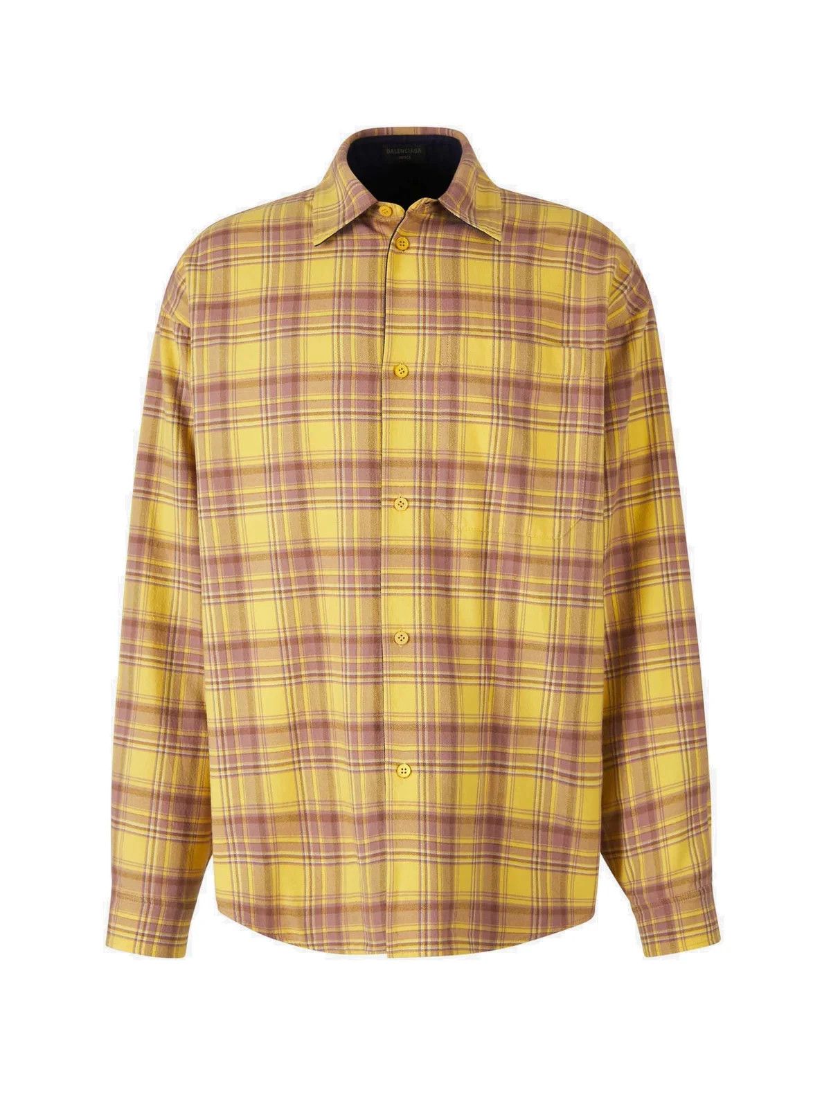 Balenciaga Balenciaga Checkered Reversible Overshirt Size US XS / EU 42 / 0 - 1 Thumbnail