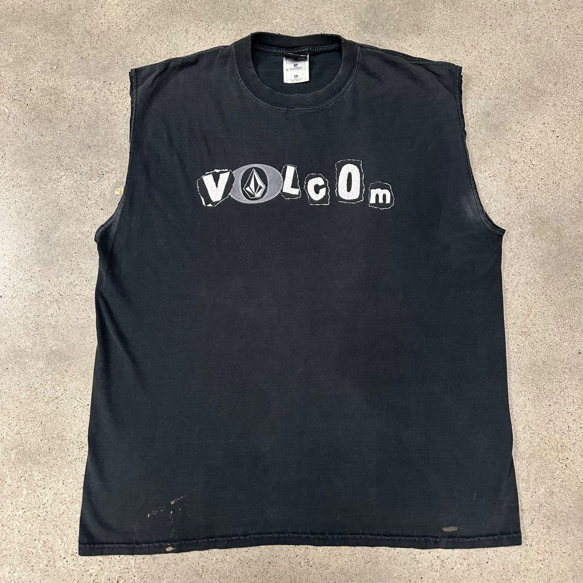 Vintage × Volcom Vintage 90s Volcom Skate/Surf Cutoff Sleeveless Shirt Size US XL / EU 56 / 4 - 1 Thumbnail