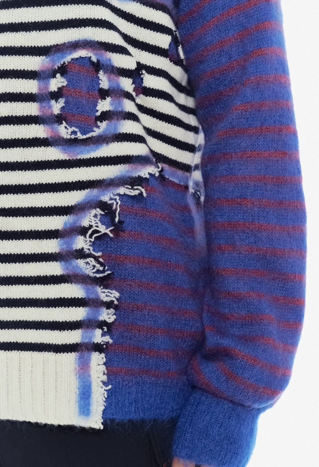 Marni Last Size Marni Distressed Effect Color Block Jumper Size US S / EU 44-46 / 1 - 3 Thumbnail