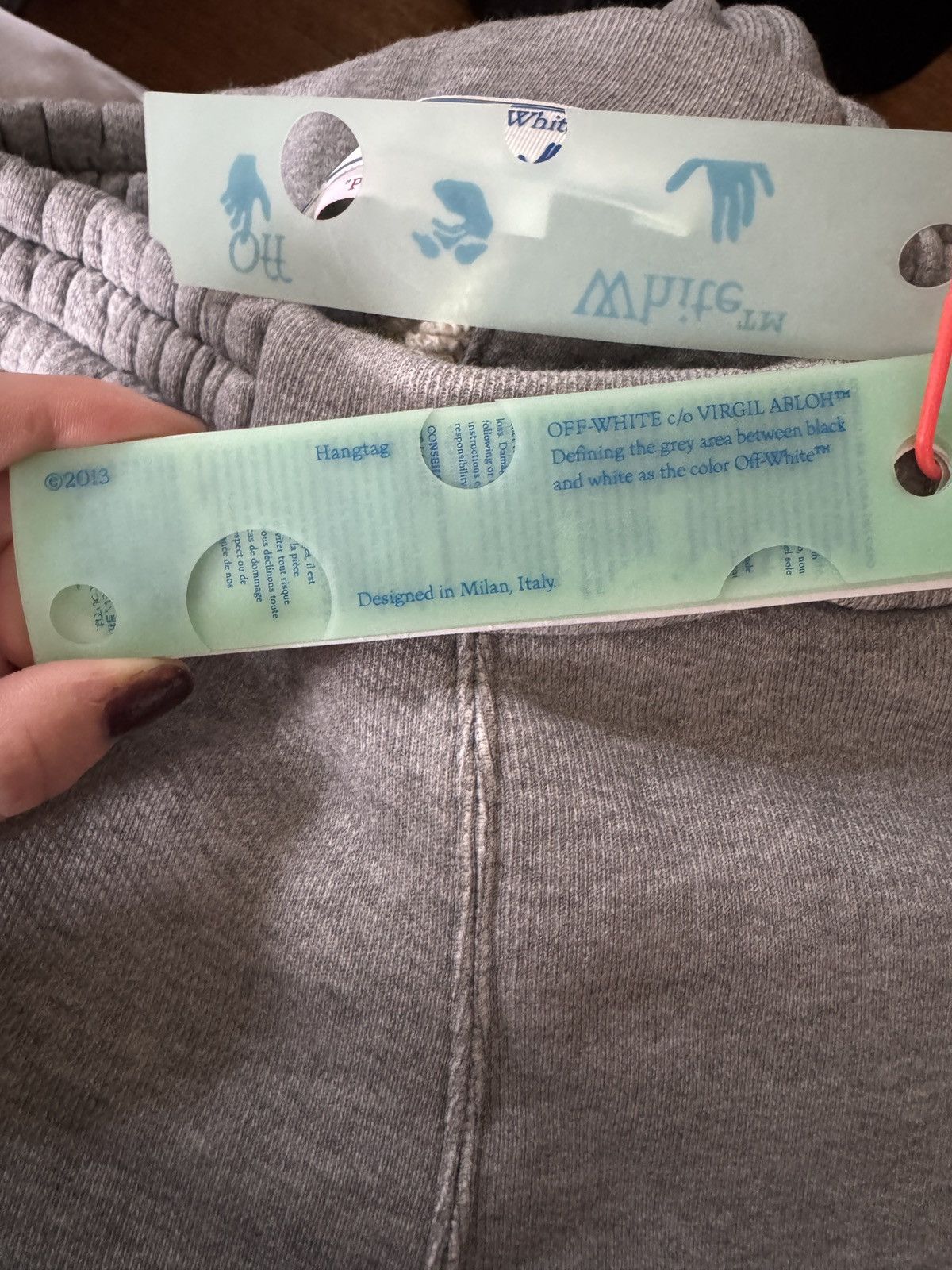 Off-White Off-White Diag Tapered Sweatpants Size US 26 / EU 42 - 16 Thumbnail