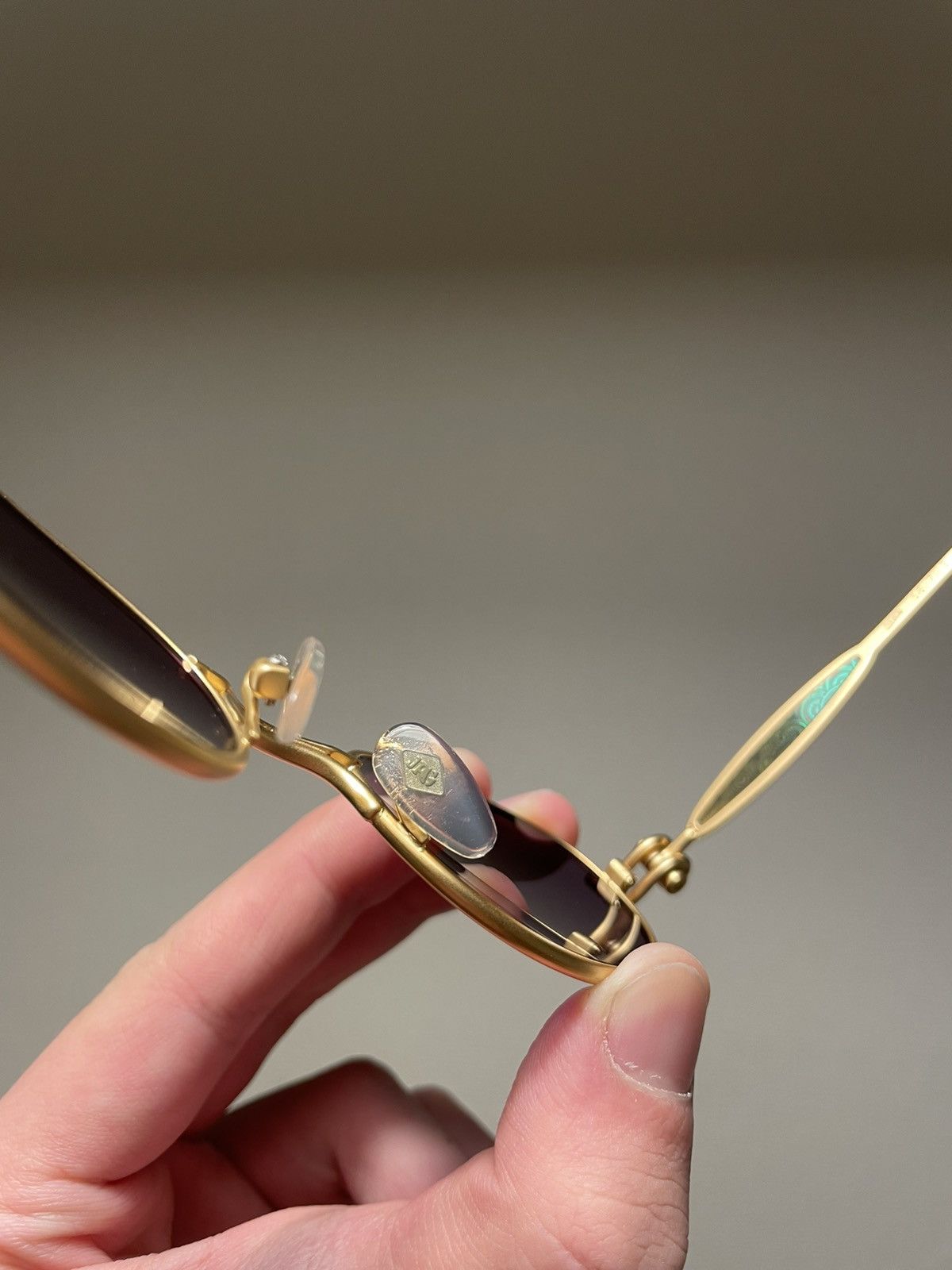 Jean Paul Gaultier Jean Paul Gaultier OVAL SUNGLASSES STEAM PUNK VINTAGE Size ONE SIZE - 6 Thumbnail