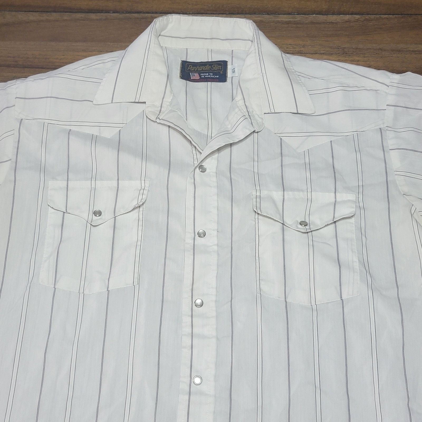 Panhandle Slim VTG Panhandle Slim Western Pearl Snap Shirt - Size 16 1/2 Size US XL / EU 56 / 4 - 2 Thumbnail