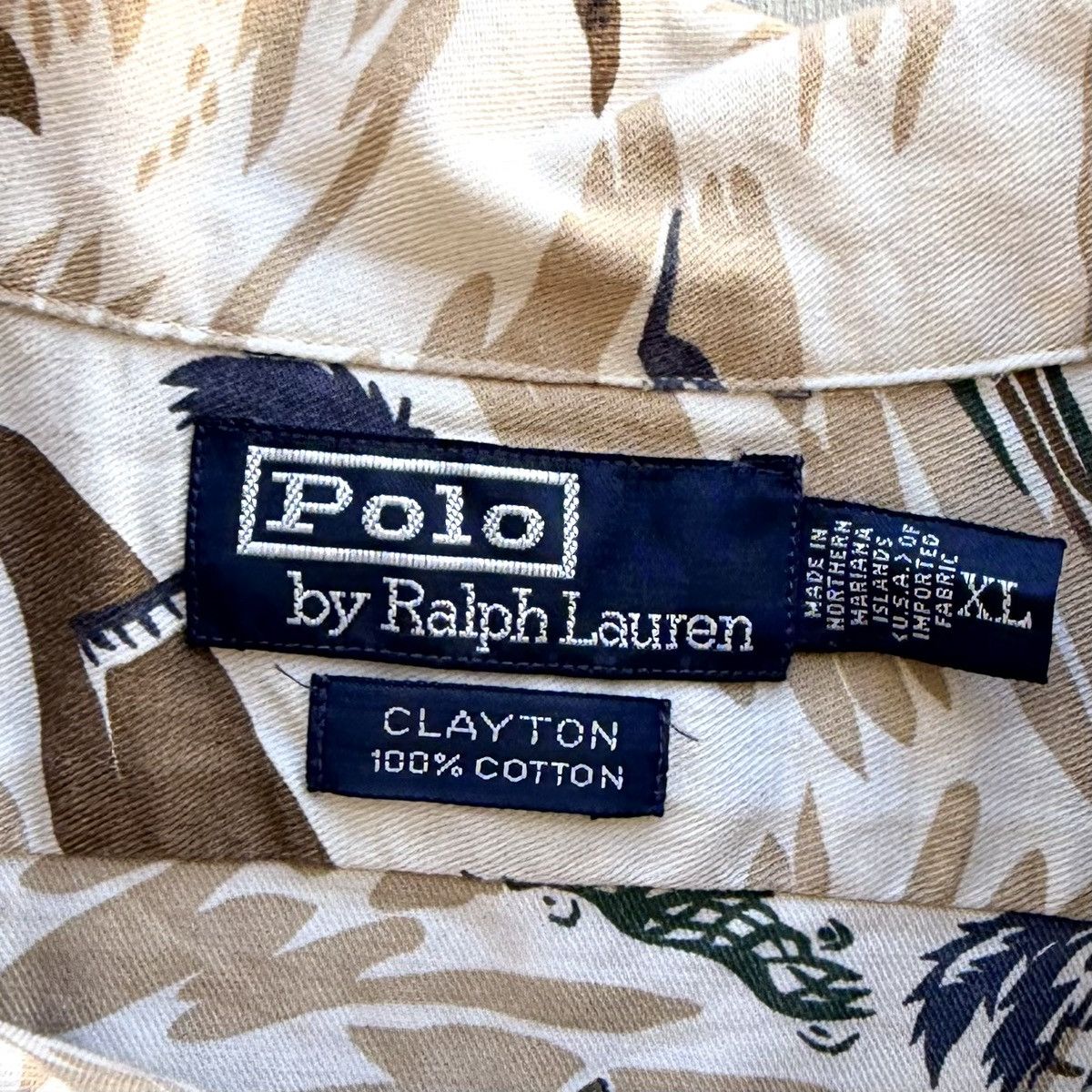 Polo Ralph Lauren Vintage Polo Ralph Lauren Hawaiian Camp Shirt Men Size XL Size US XL / EU 56 / 4 - 5 Thumbnail