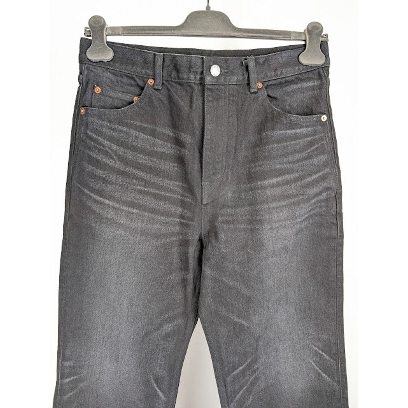 Saint Laurent Paris o1rshd1 D35 70's Flare Denim Jeans in Black Size US 34 / EU 50 - 3 Thumbnail