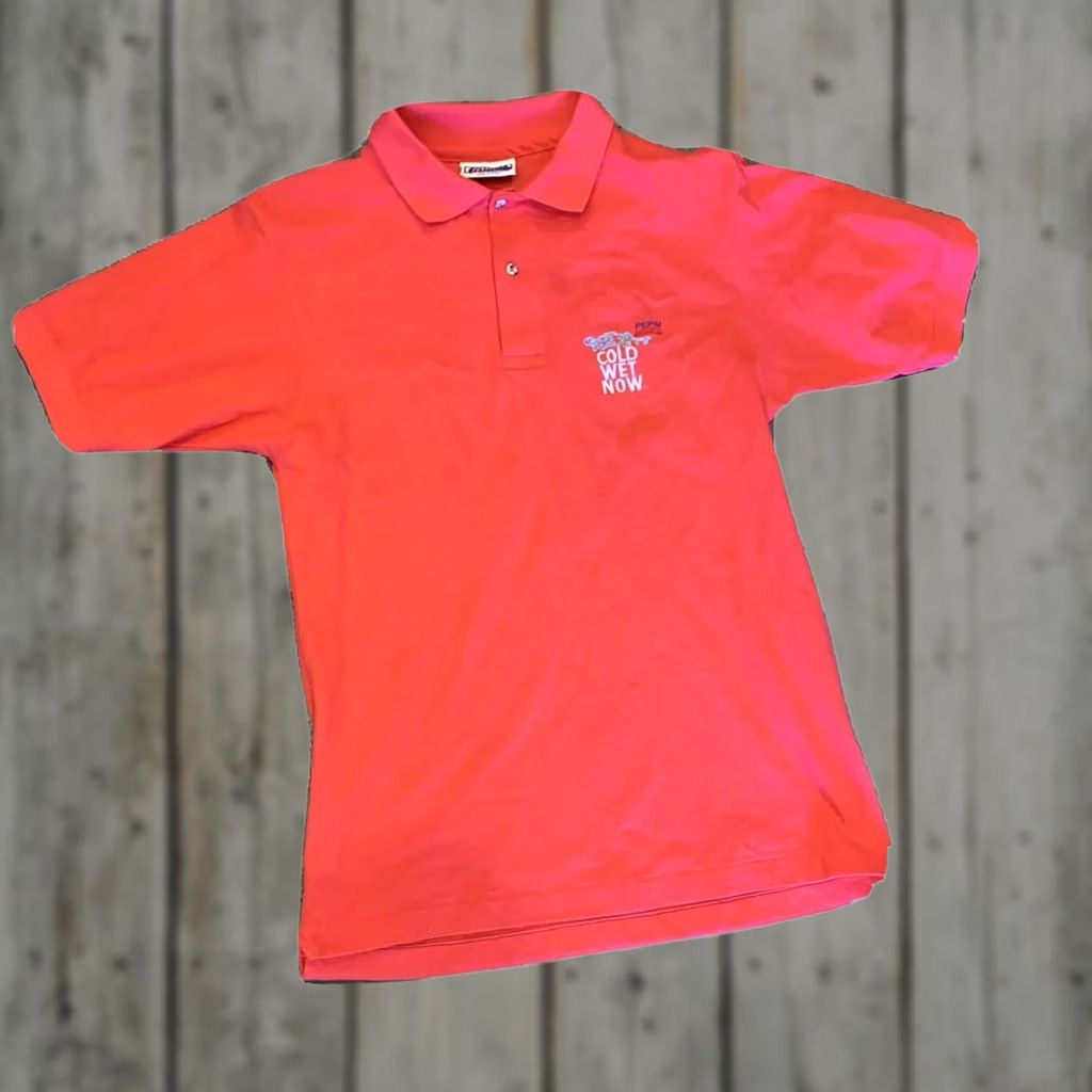 Vintage Pepsi Polo Mens Small Extra Large XL Neon Pink Shirt Size US S / EU 44-46 / 1 - 1 Thumbnail