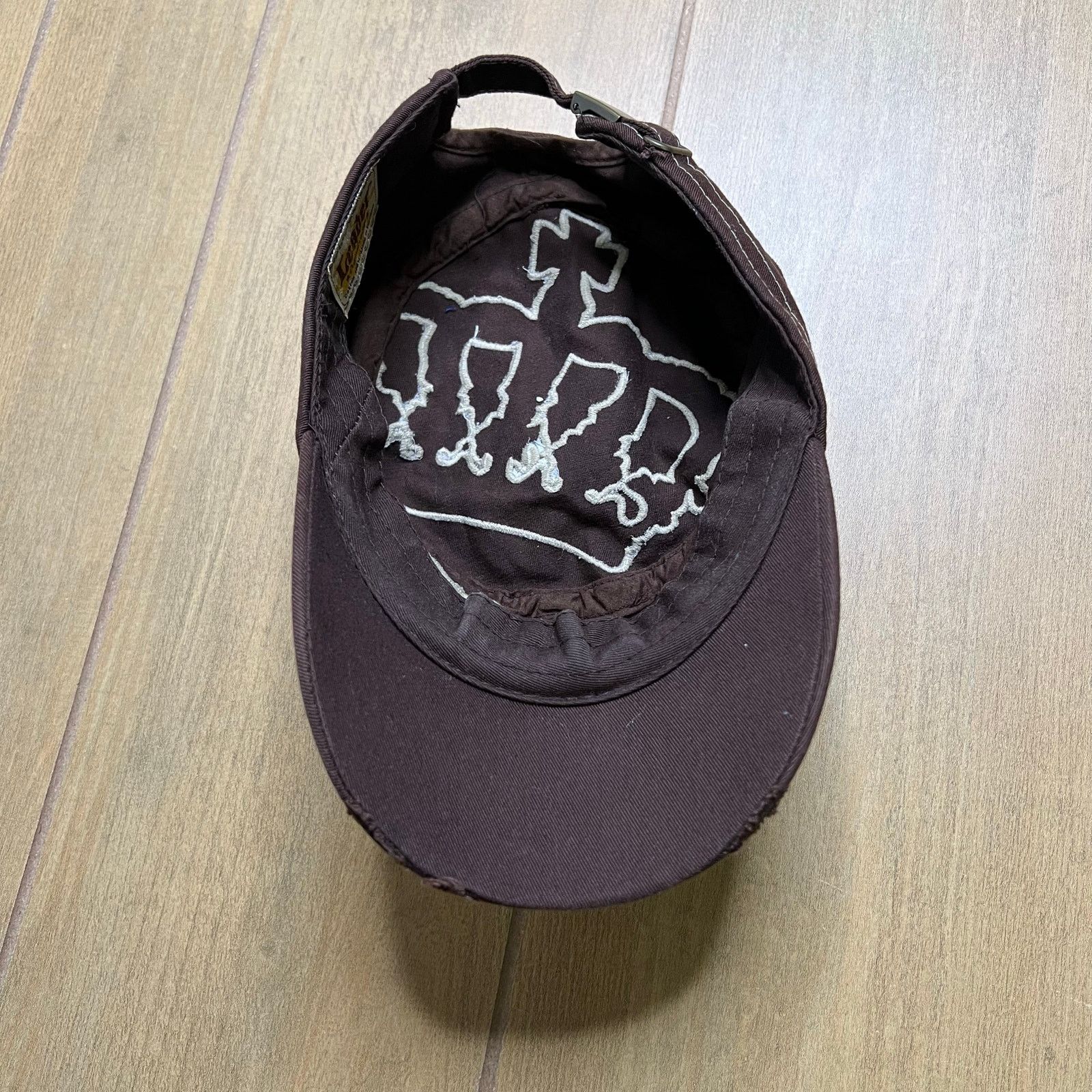 Vintage Y2K Leader Original Womens Brown Crown Rhinestone Cap Size ONE SIZE - 8 Thumbnail
