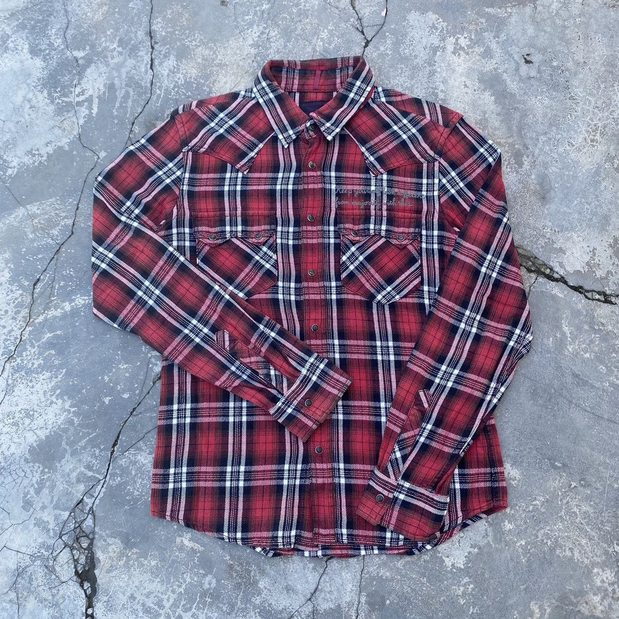 20471120 × If Six Was Nine × Japanese Brand 291295 HOMME Checkered Shirt Size US M / EU 48-50 / 2 - 1 Thumbnail