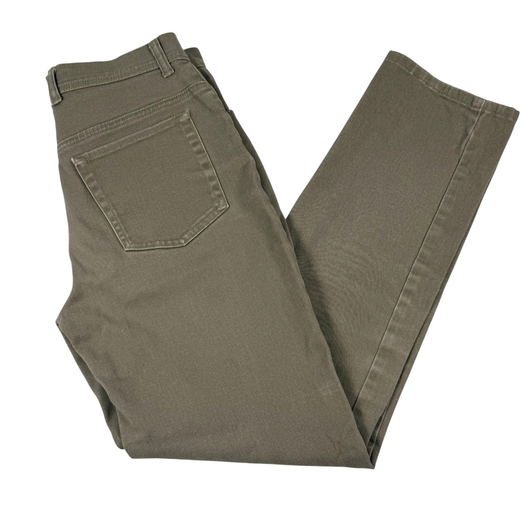 Gloria Vanderbilt Gloria Vanderbilt Jeans Womens 4 Beige Straight Mid Rise Stretch Denim Pants Wide Vintage: No Size 27" / US 4 / IT 40 - 2 Thumbnail