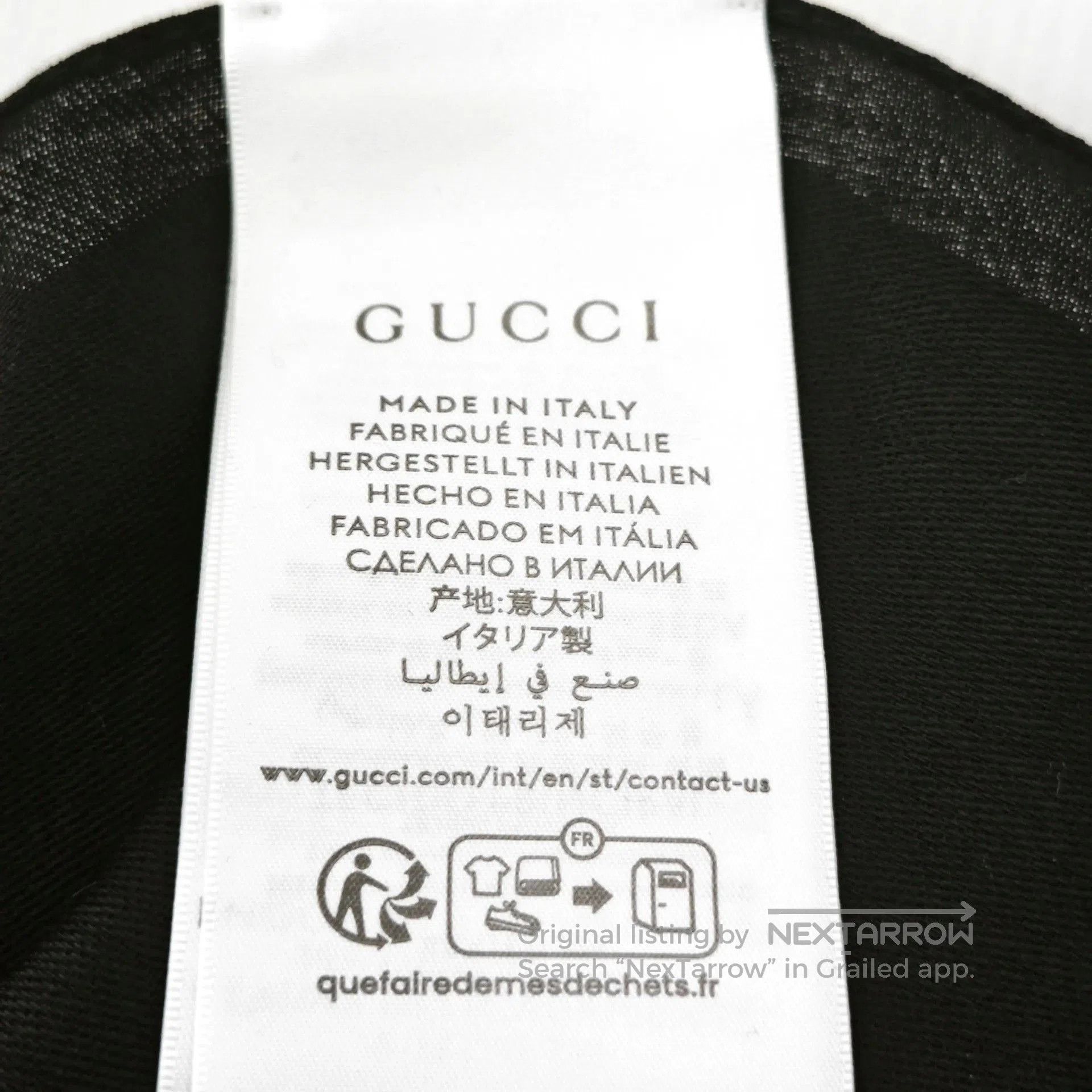 Gucci Gucci Black Wool Scarf. Size ONE SIZE - 4 Thumbnail