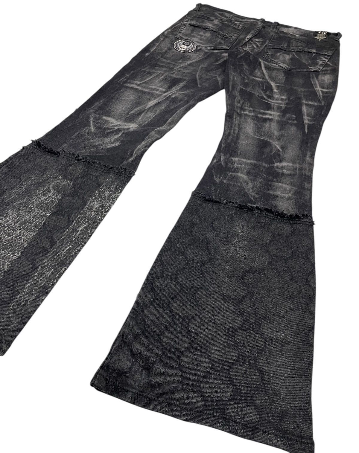 If Six Was Nine Wornstar Nightfall Flare Jeans Hysteric Glamour Style Size US 32 / EU 48 - 8 Thumbnail