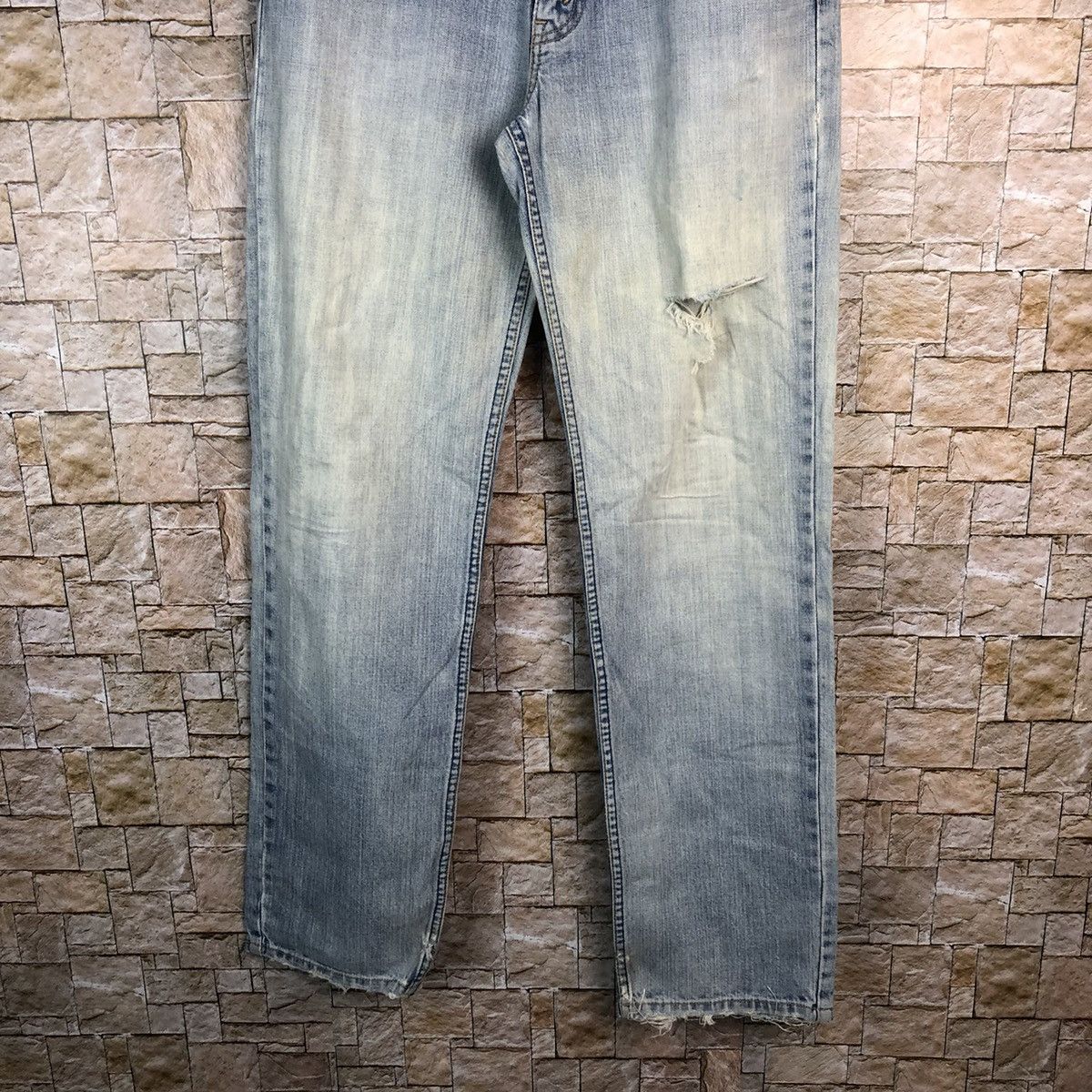 Levi's Levis vintage ripped Blue Denim Pants #A607 Size US 33 - 3 Thumbnail