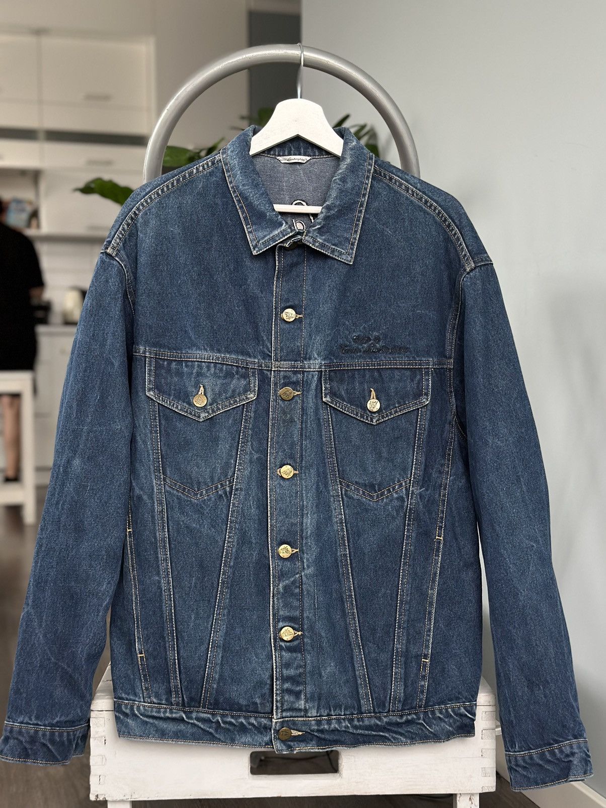 Tonino Lamborghini × Vintage Tonino Lamborghini Jeans Jacket