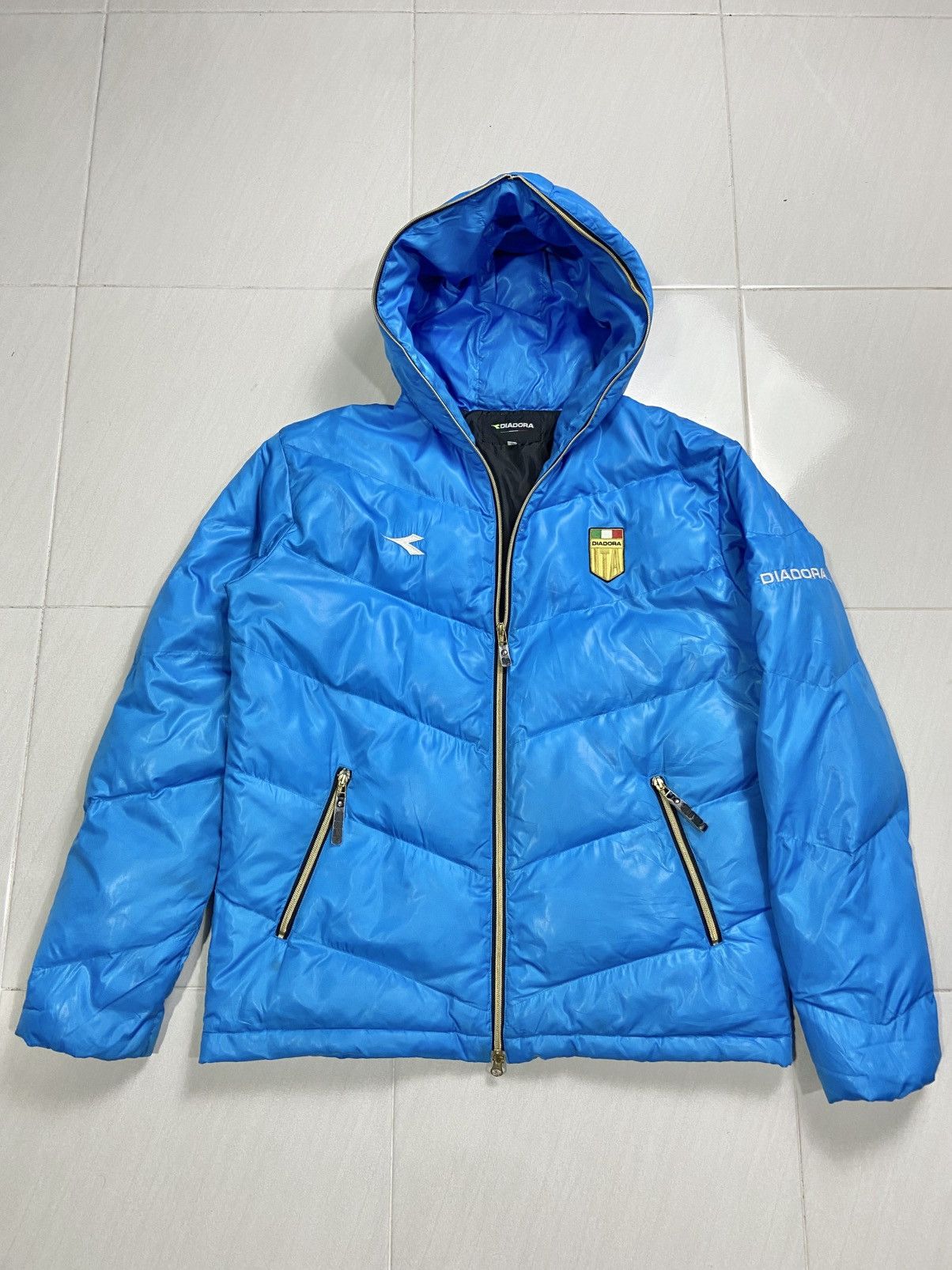 Diadora Diadora down puffer full zipper jacket Size US M / EU 48-50 / 2 - 1 Thumbnail