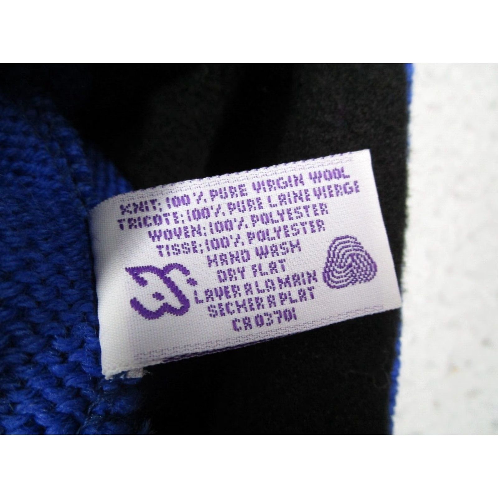 Vintage VINTAGE Merkley Headgear Hat Mens One Size Blue Wool Knit Ski Made in Canada Size ONE SIZE - 5 Thumbnail