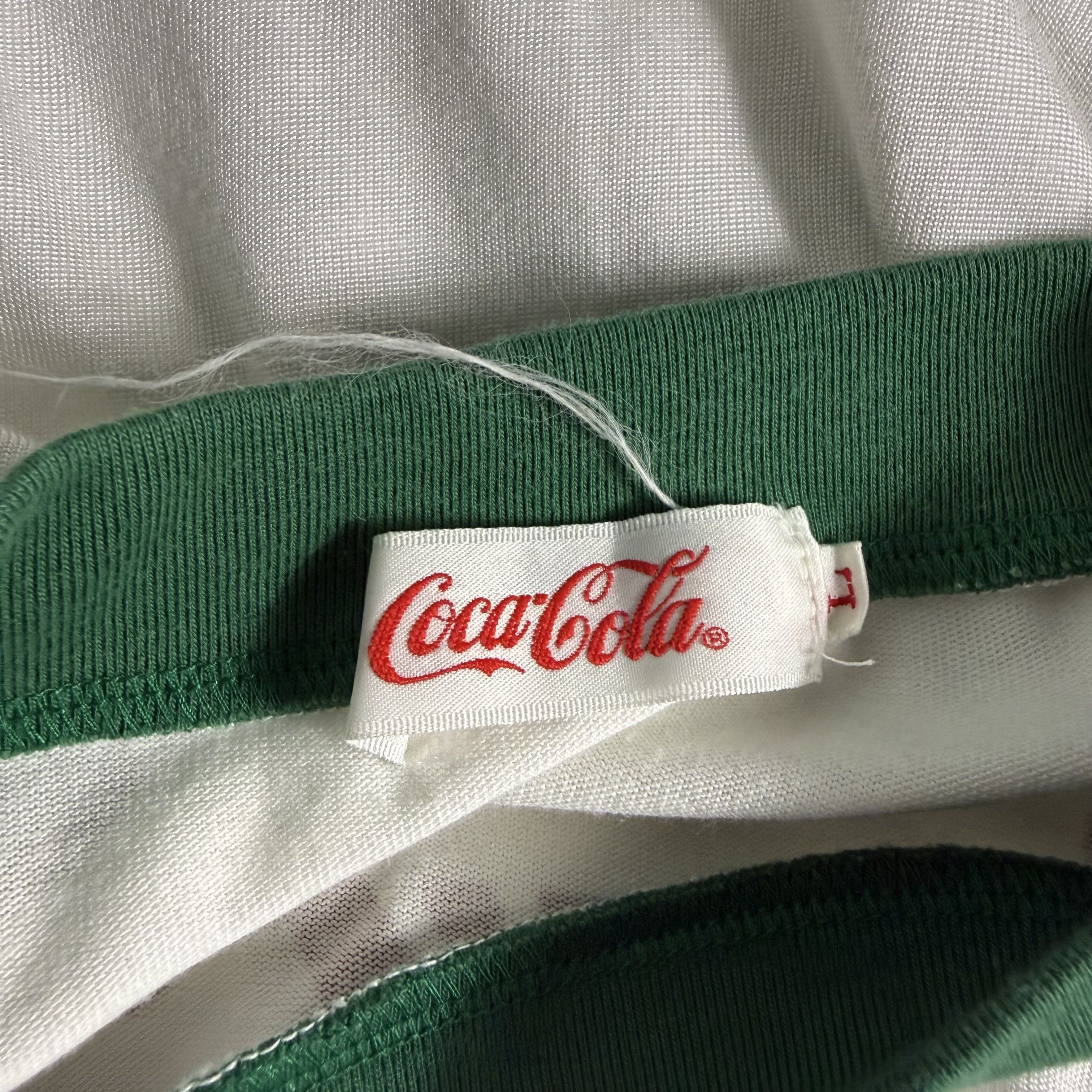 Coca Cola 🔥RARE🔥Vintage Coca Cola Coke Spellout L/Sleeve T-shirt Size US L / EU 52-54 / 3 - 6 Thumbnail