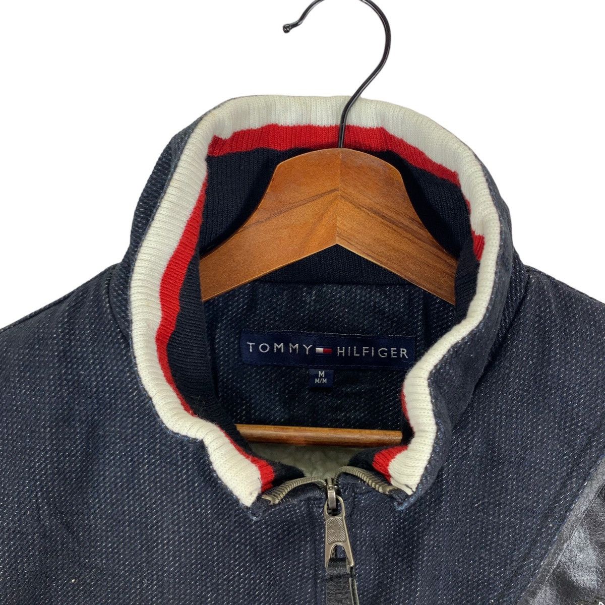 Tommy Hilfiger VINTAGE TOMMY HILFIGER DENIM PVC BOMBER JACKET Size US M / EU 48-50 / 2 - 6 Thumbnail
