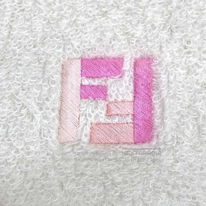 Fendi Fendi Beige Logo Embroidered Mohair Cardigan. Size US M / EU 48-50 / 2 - 5 Thumbnail