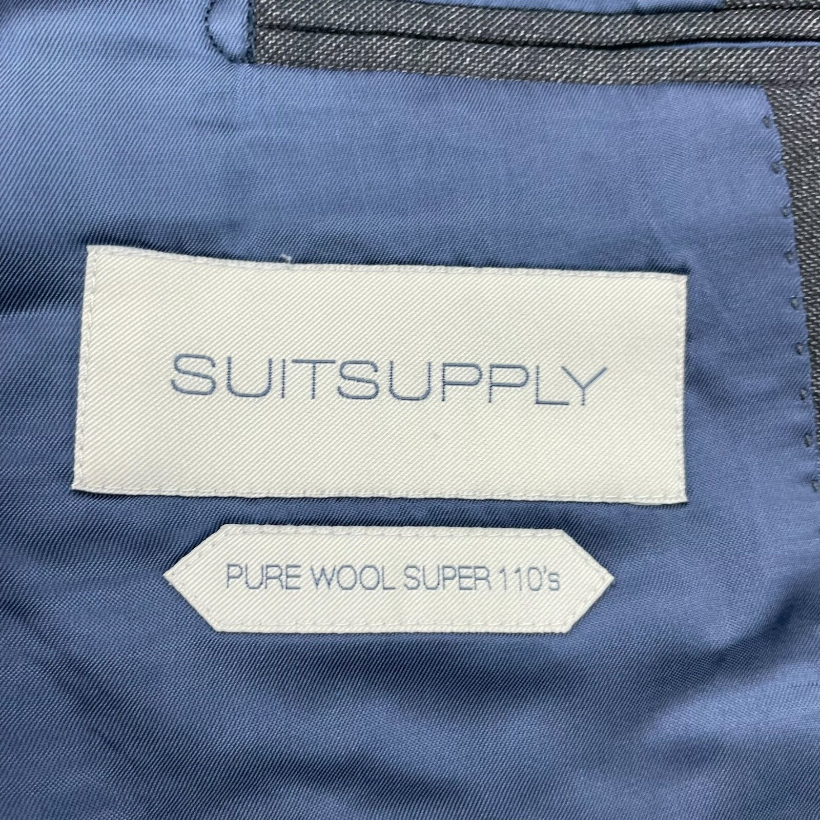 Suitsupply SuitSupply Men’s Super 110's Wool Slim Fit 2-Button Blazer/J Size 40R - 5 Thumbnail