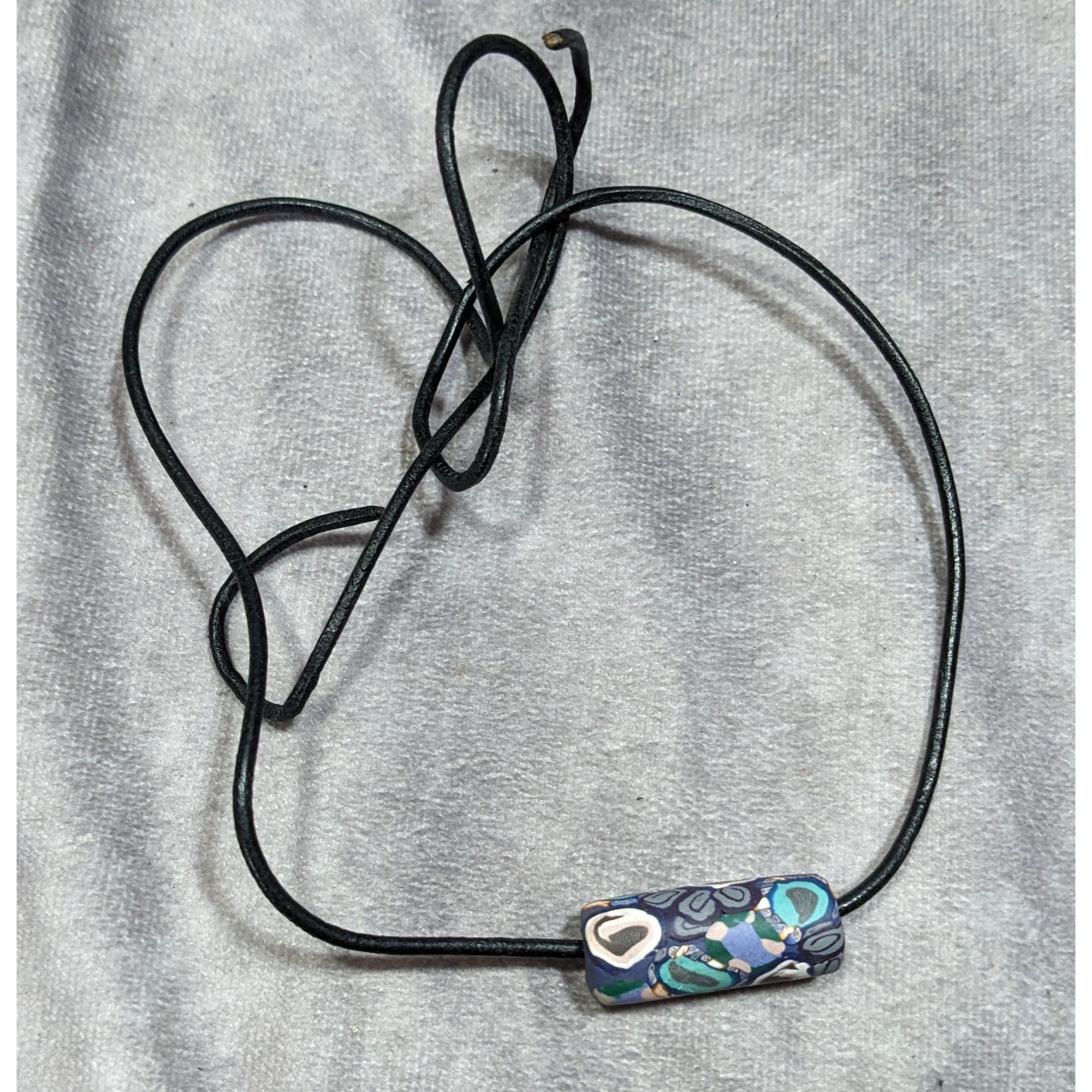 Other Handmade Polymer Clay Bead Tie On Pendant Necklace Size ONE SIZE - 6 Thumbnail