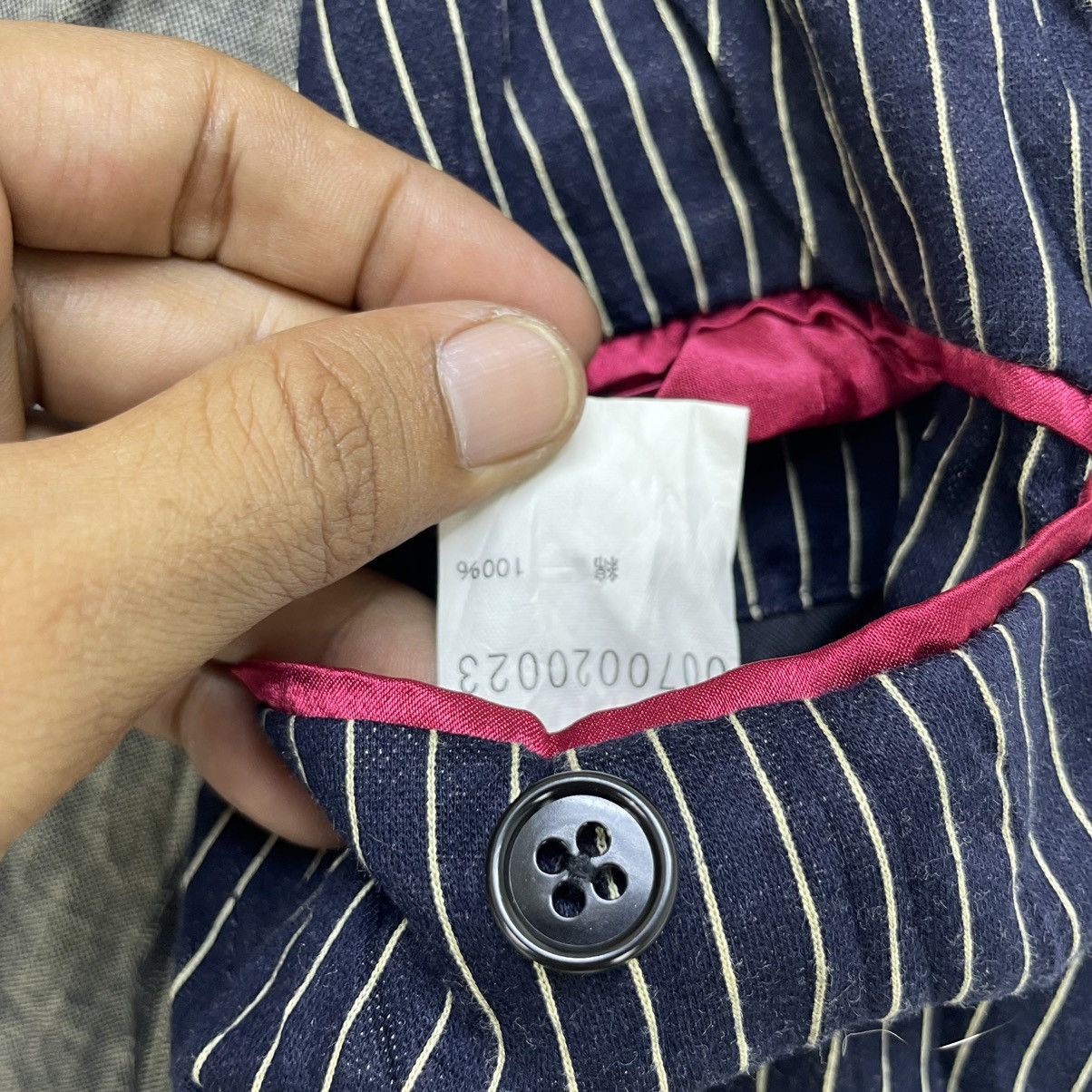 ABAHOUSE 💥Brand Abah House Hikory Stripe Casual Jacket Size US M / EU 48-50 / 2 - 4 Thumbnail