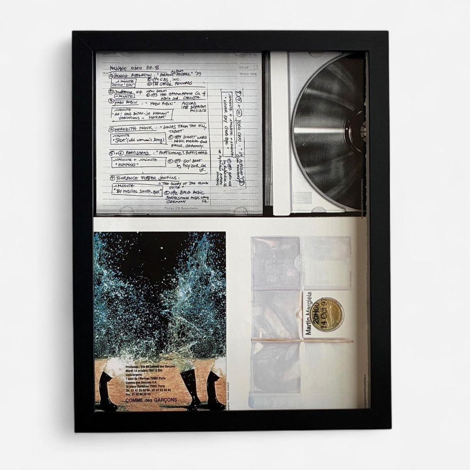 Designer × Maison Margiela × Vintage Maison Margiela Archive Fashion photo framed 9x11 Size ONE SIZE - 1 Thumbnail