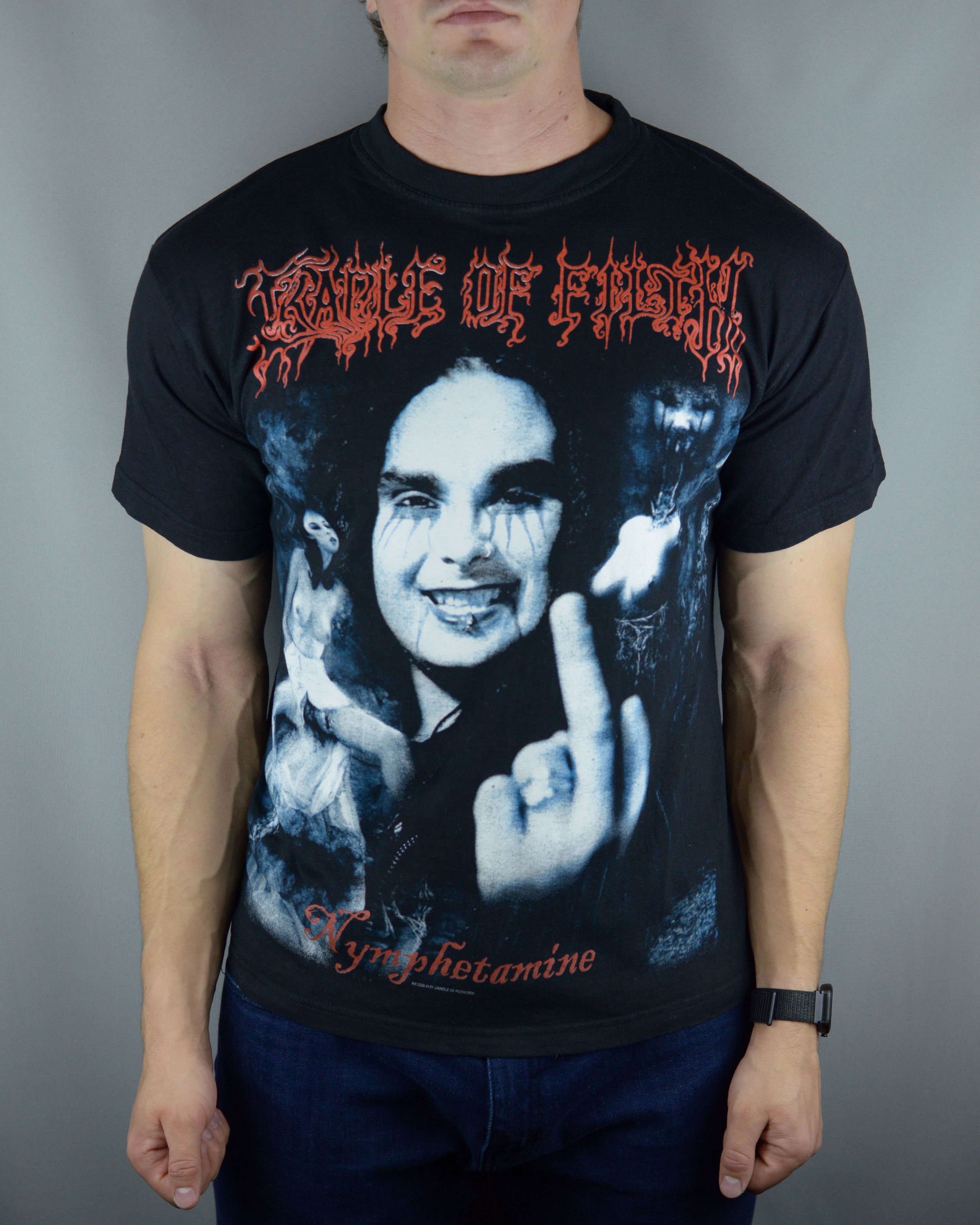 Band Tees × Vintage Vintage Cradle Of Filth Nymphetamine t shirt Size US M / EU 48-50 / 2 - 1 Thumbnail